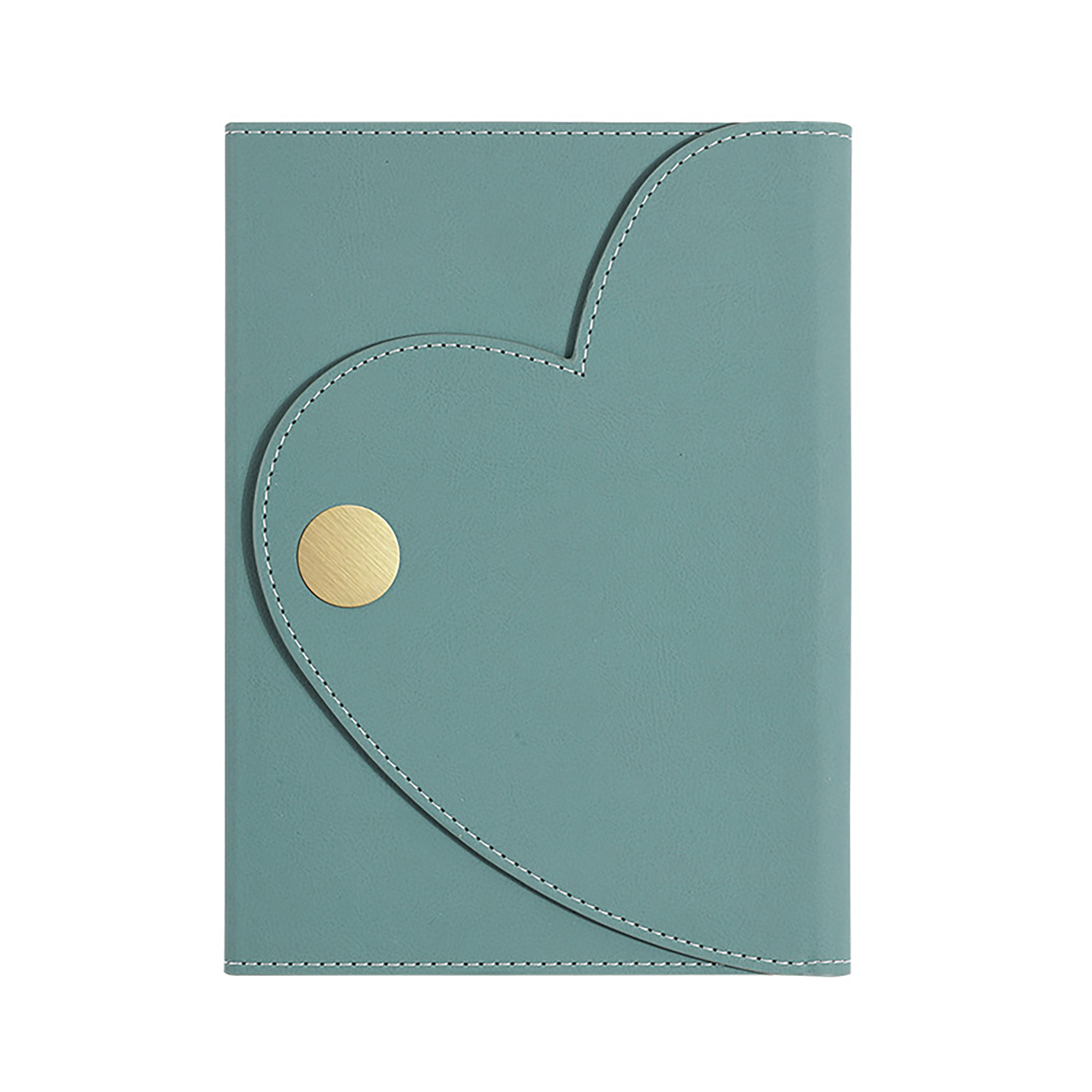 Leather Journal with Heart - Style Button Closure 10