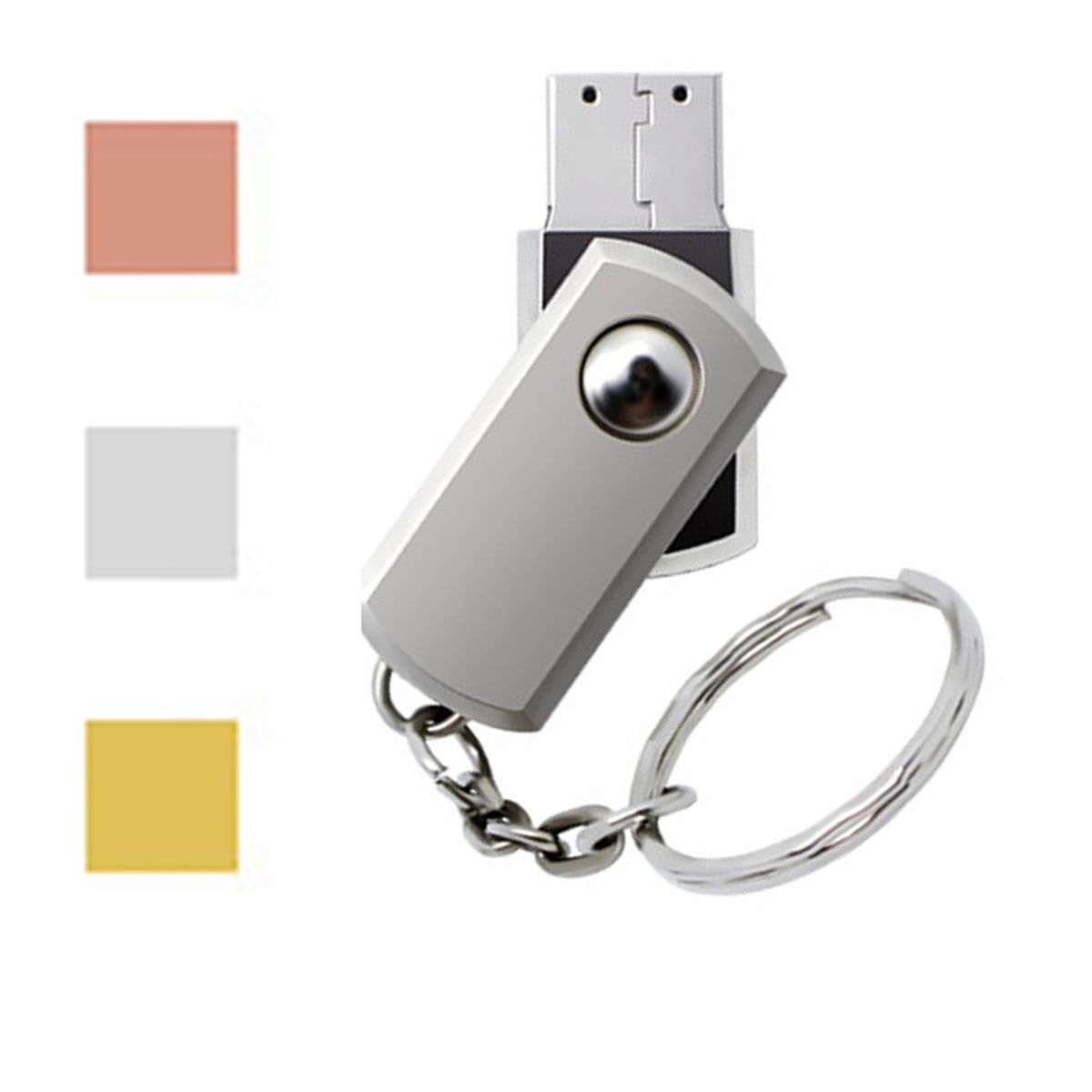 MOQ25 Engraved Metal USB Stick 3