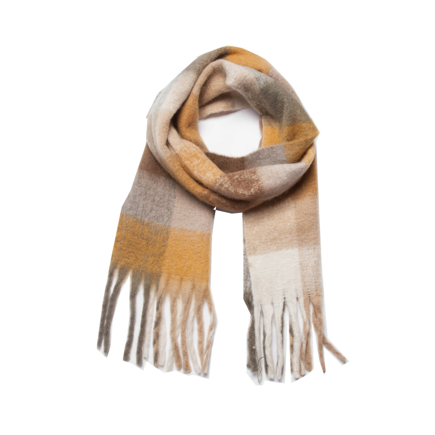 Big Coloured Checked Winter Warm Wrap Scarf 40