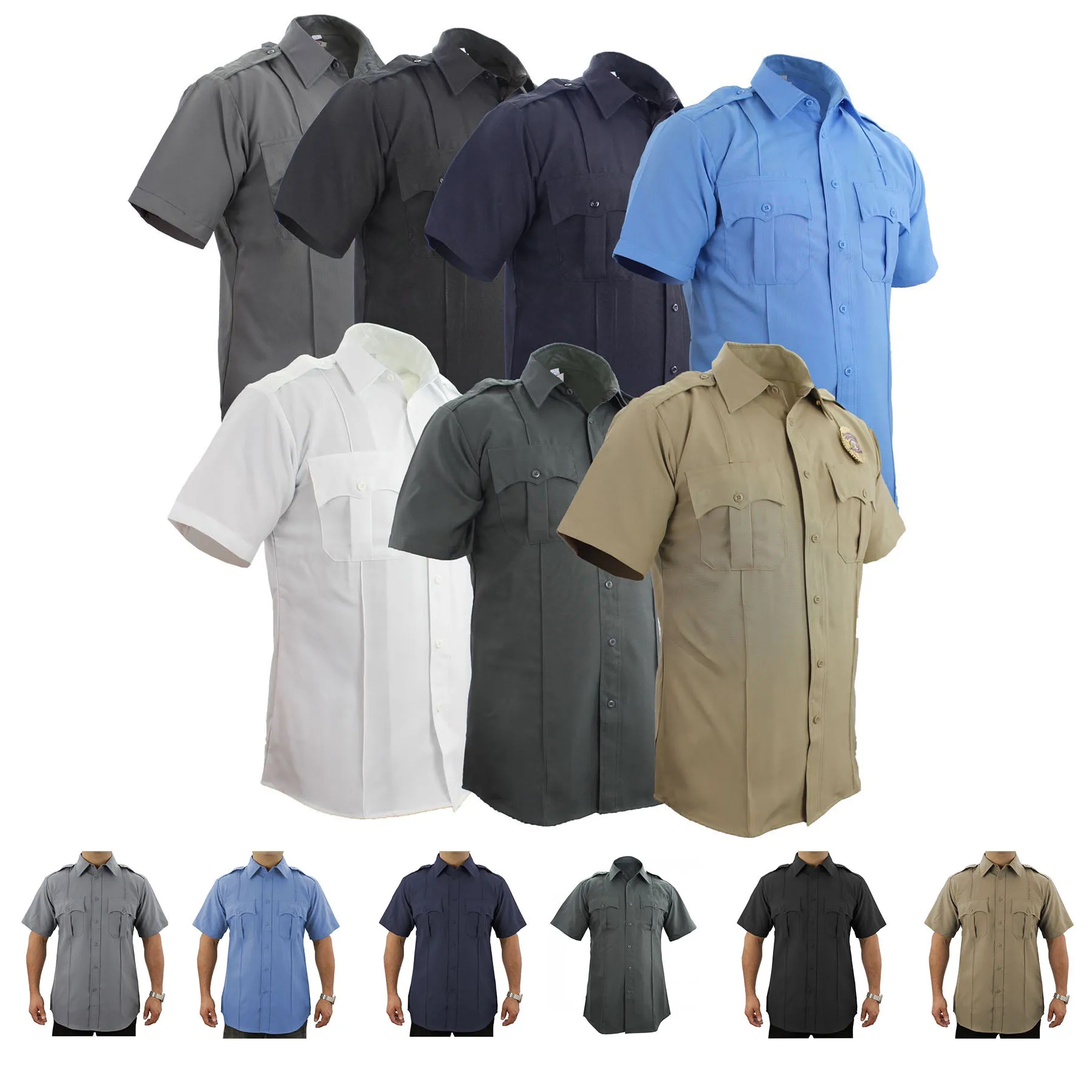 Short-sleeved Uniform Shirt 18