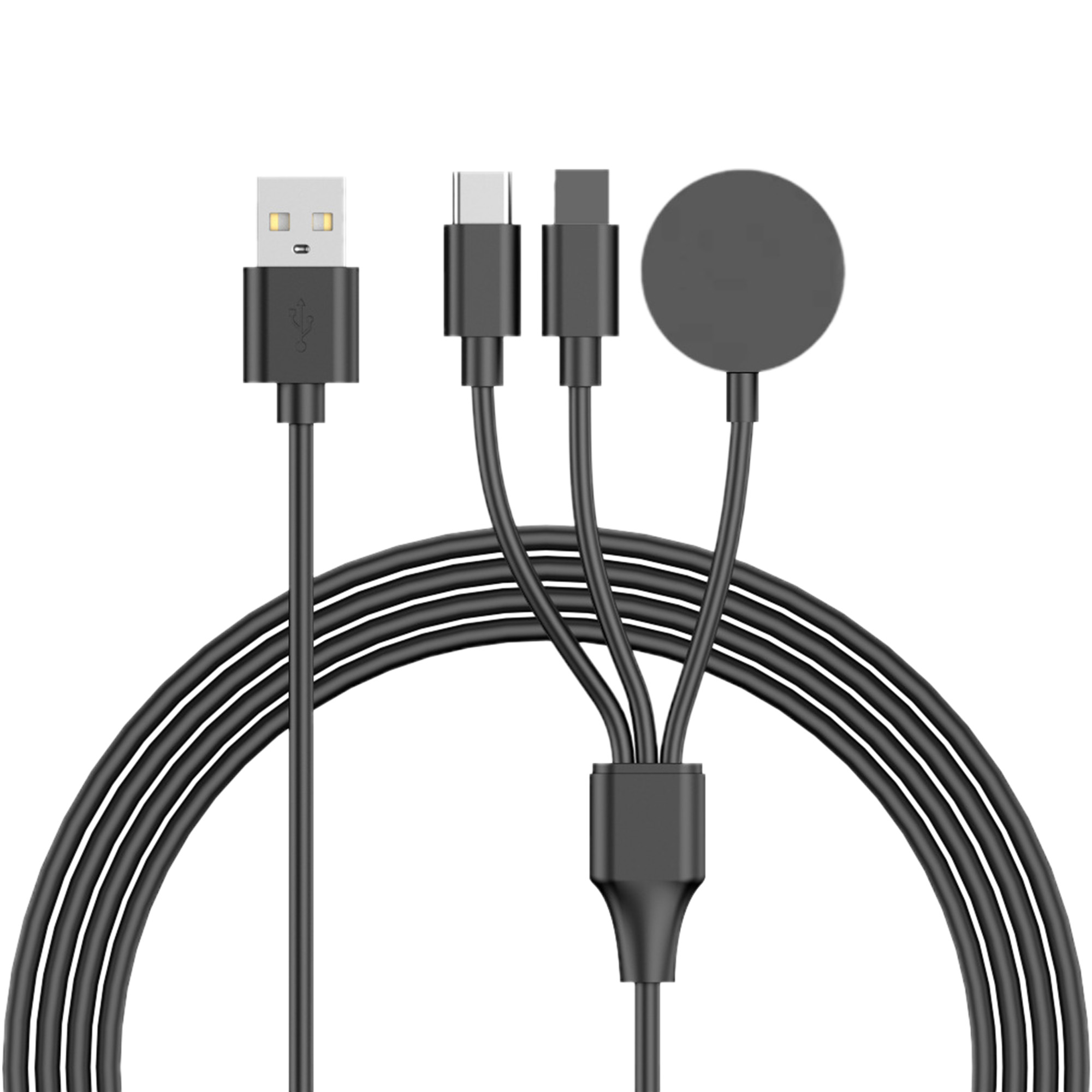 Durable 3-in-1 Multi Interface Data Cable With 47in Length 8