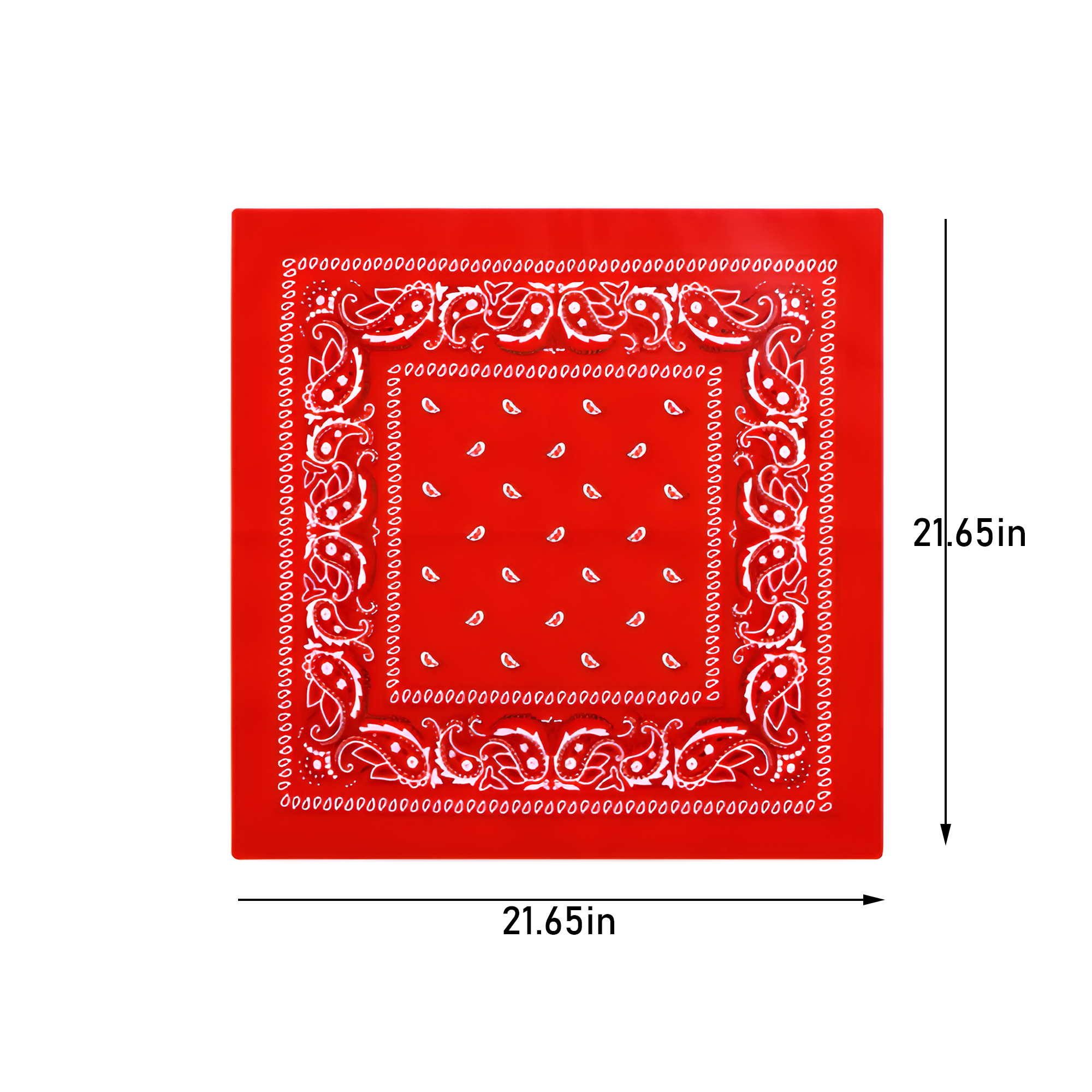 21 inch x 21 Inch Square Headscarf 4