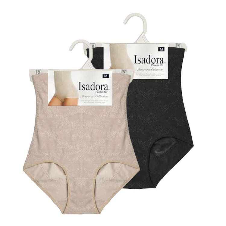 Women Extra Strength Floral Mesh Control Shapers 3
