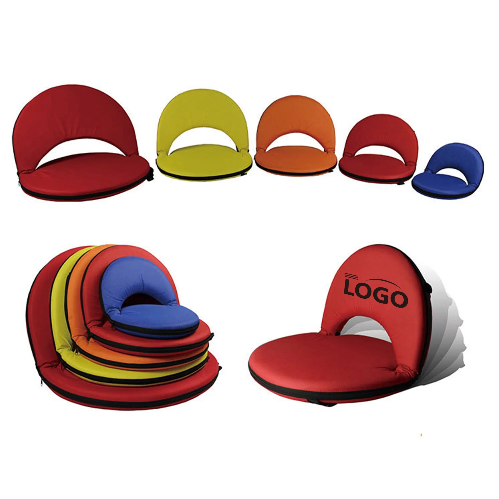 Stadium Seats Back Support Round All Size Folding 5