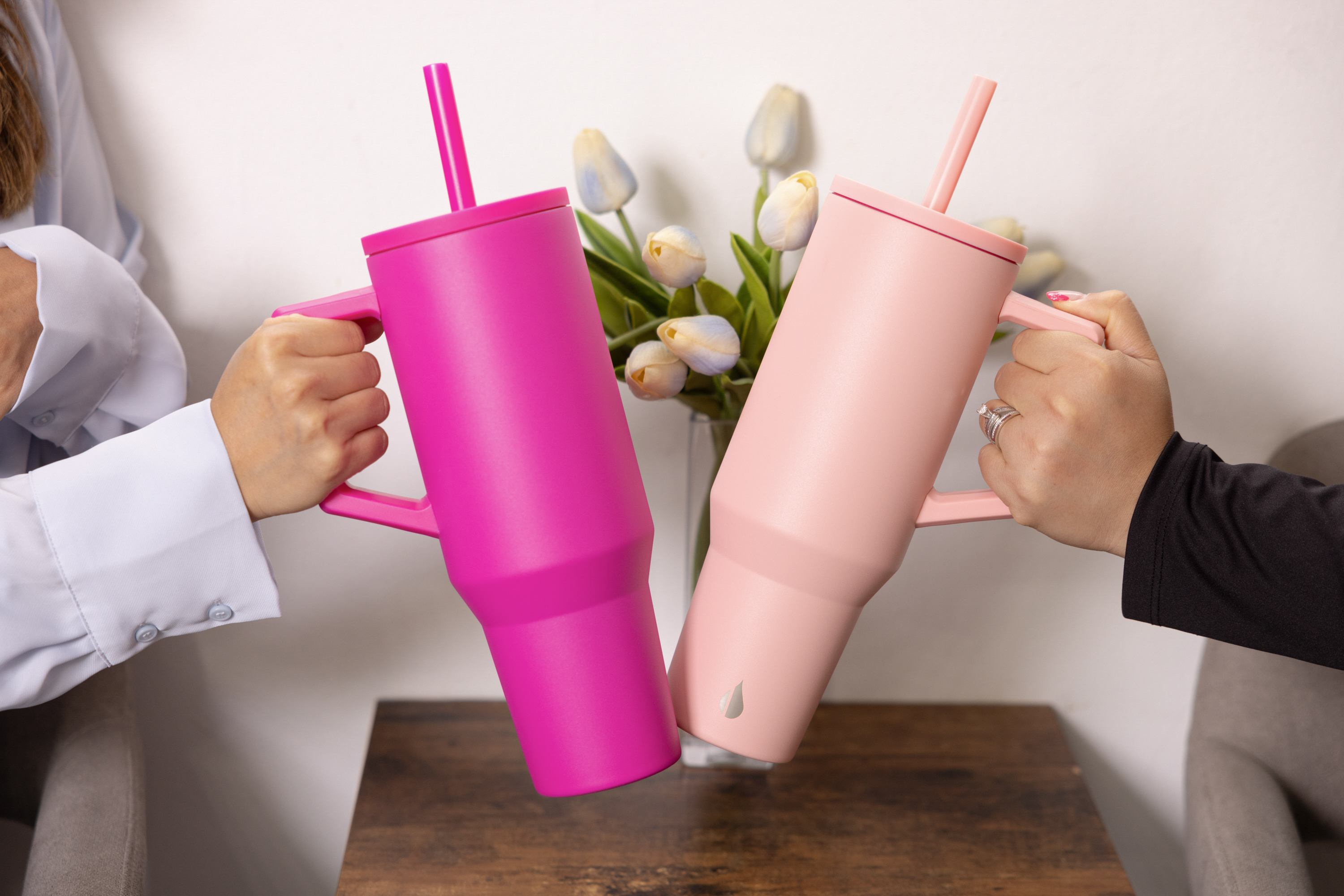 Elemental® Commuter 40oz Stainless Steel Tumbler with Handle and Straw 45