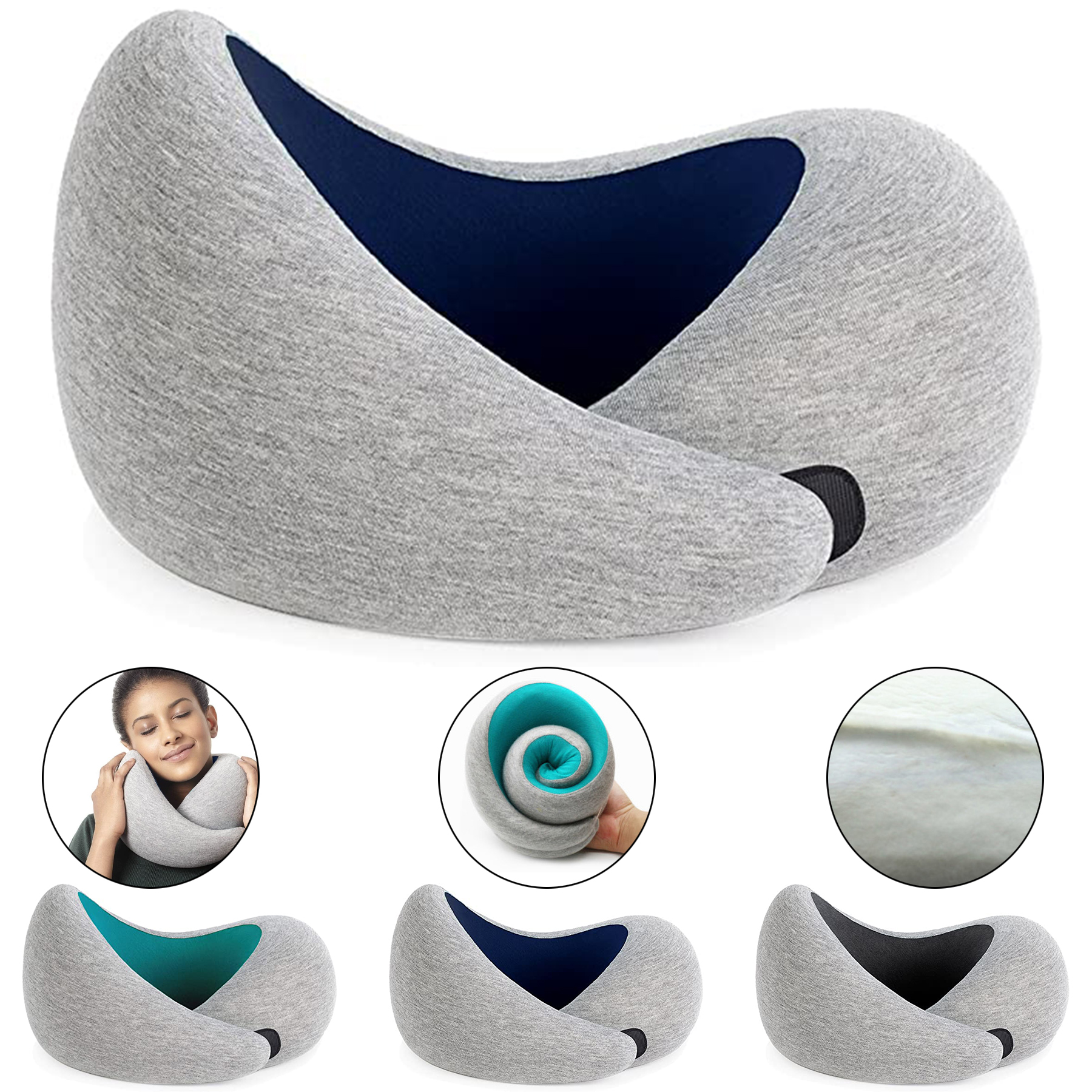 Memory Foam Travel Pillow 6