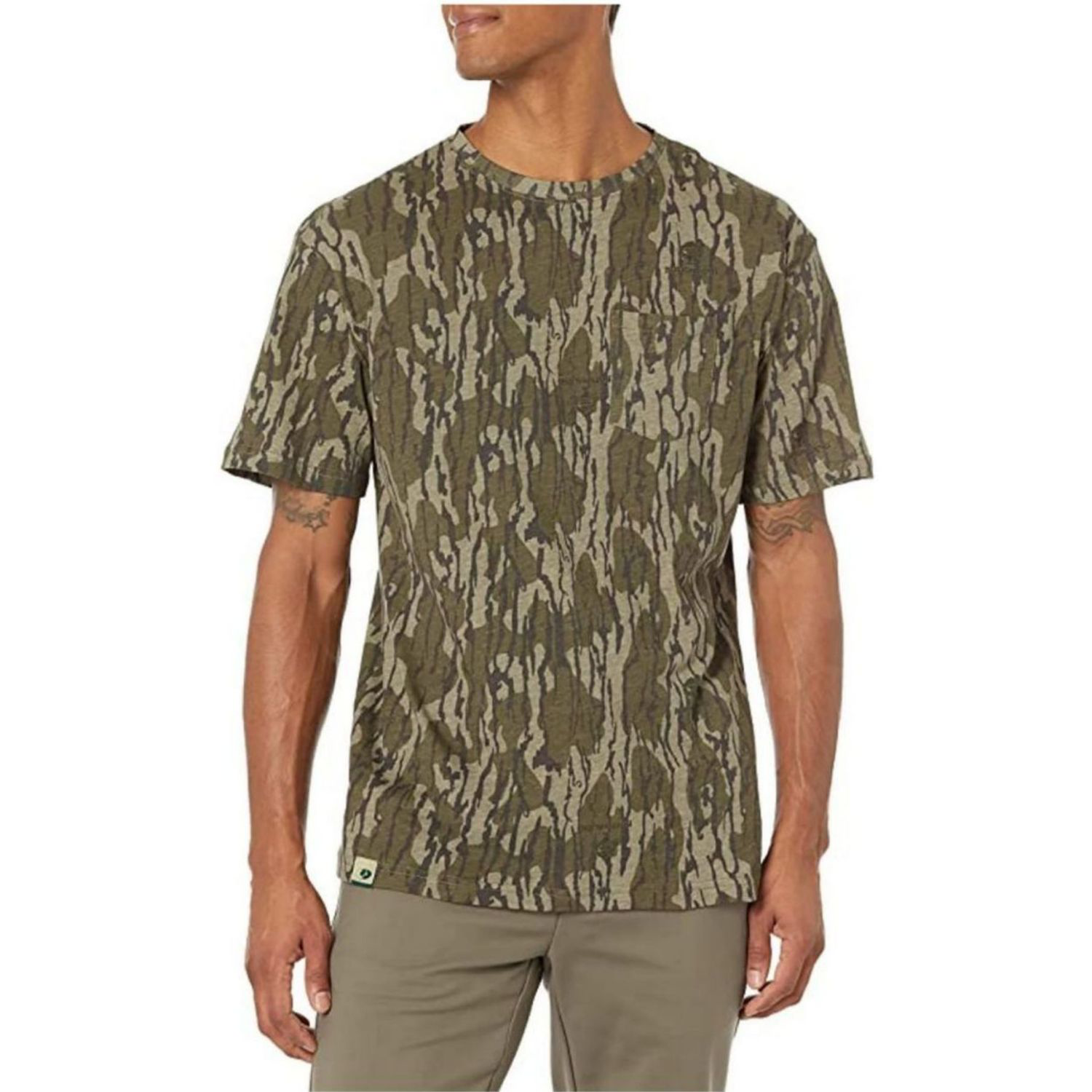 Mossy Oak® Men's 4.4 oz. Polyester Interlock Short Sleeve T-Shirt