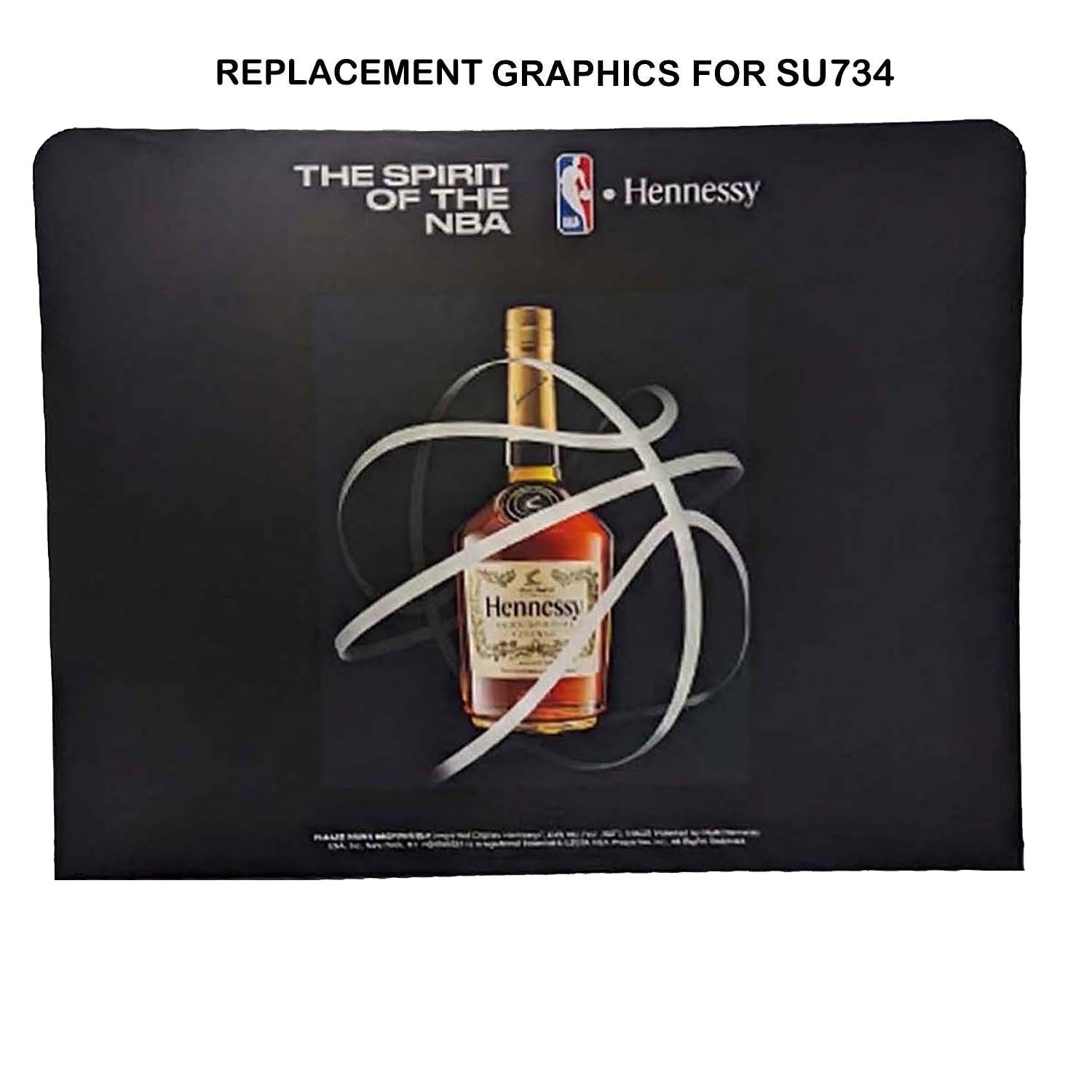 Replacement Graphics Double Sided 10'W x 8'H EuroFit Tension Fabric Slip on cover, NO SETUP CHARGE 13