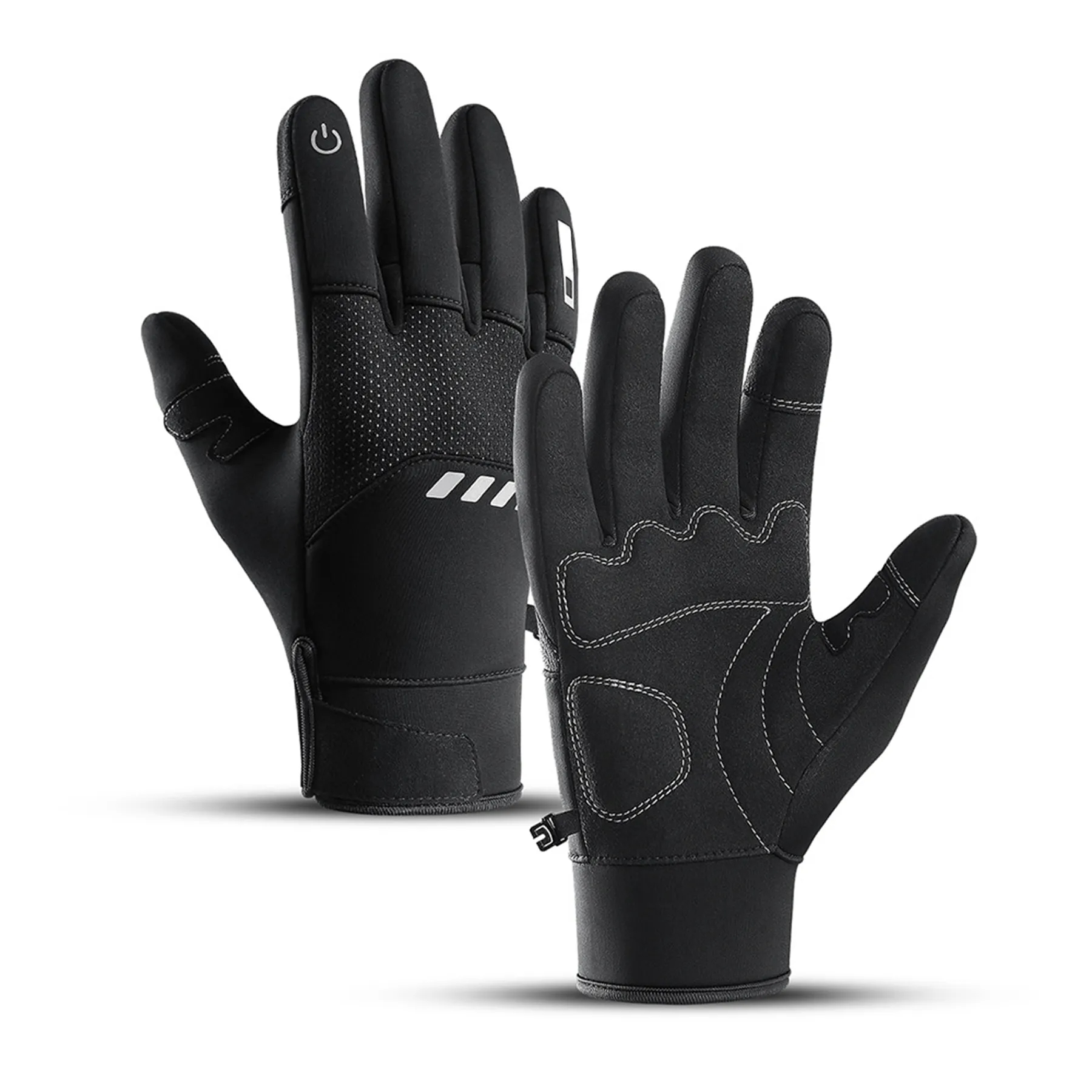 Microfiber Cloth Touchscreen Full-Finger Riding Gloves 10