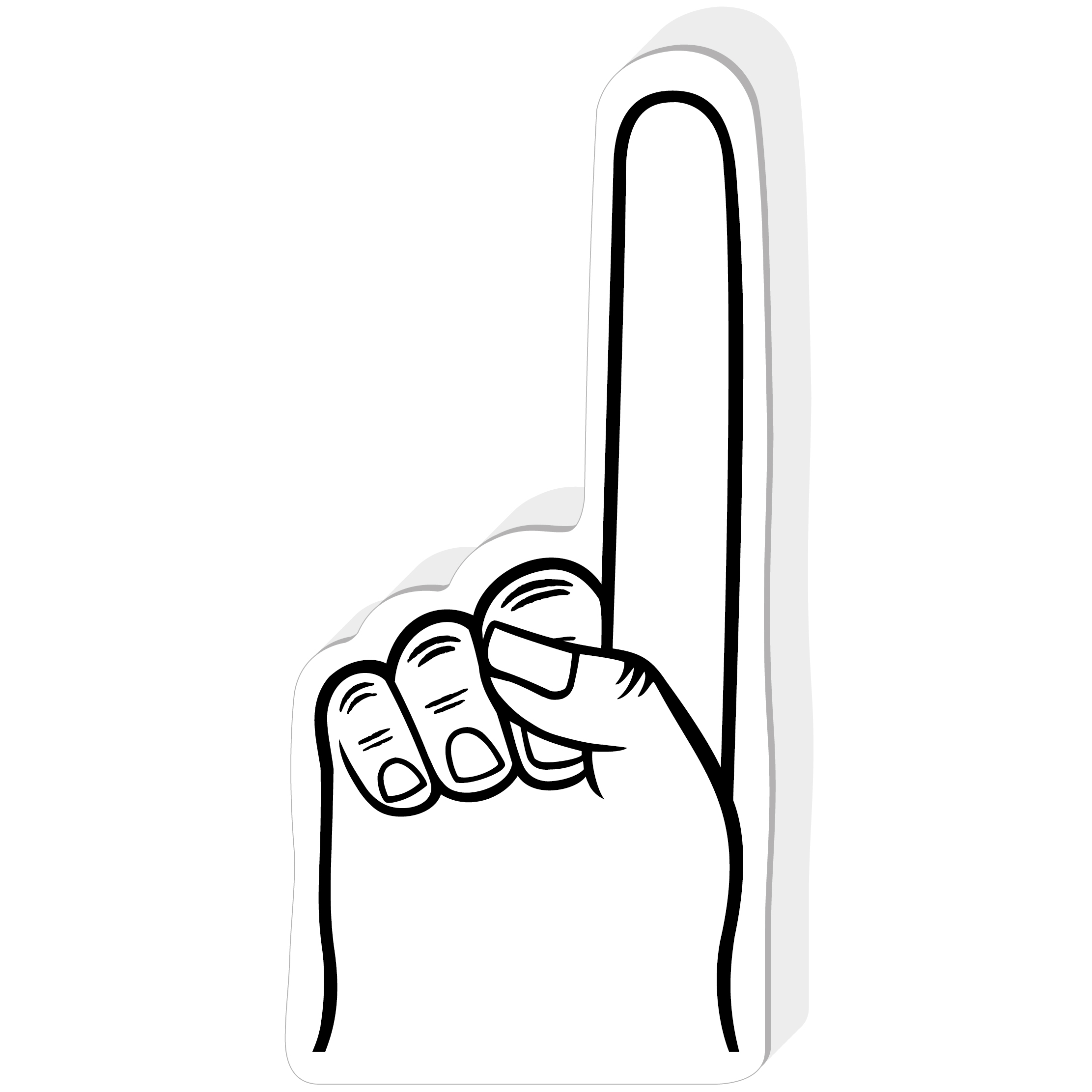 16" Signature Foam Hand 57