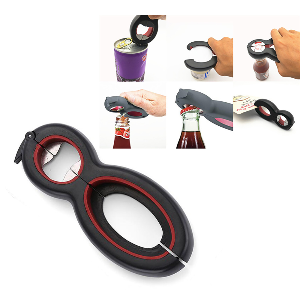 6-in-1 Manual Can Jar Opener
