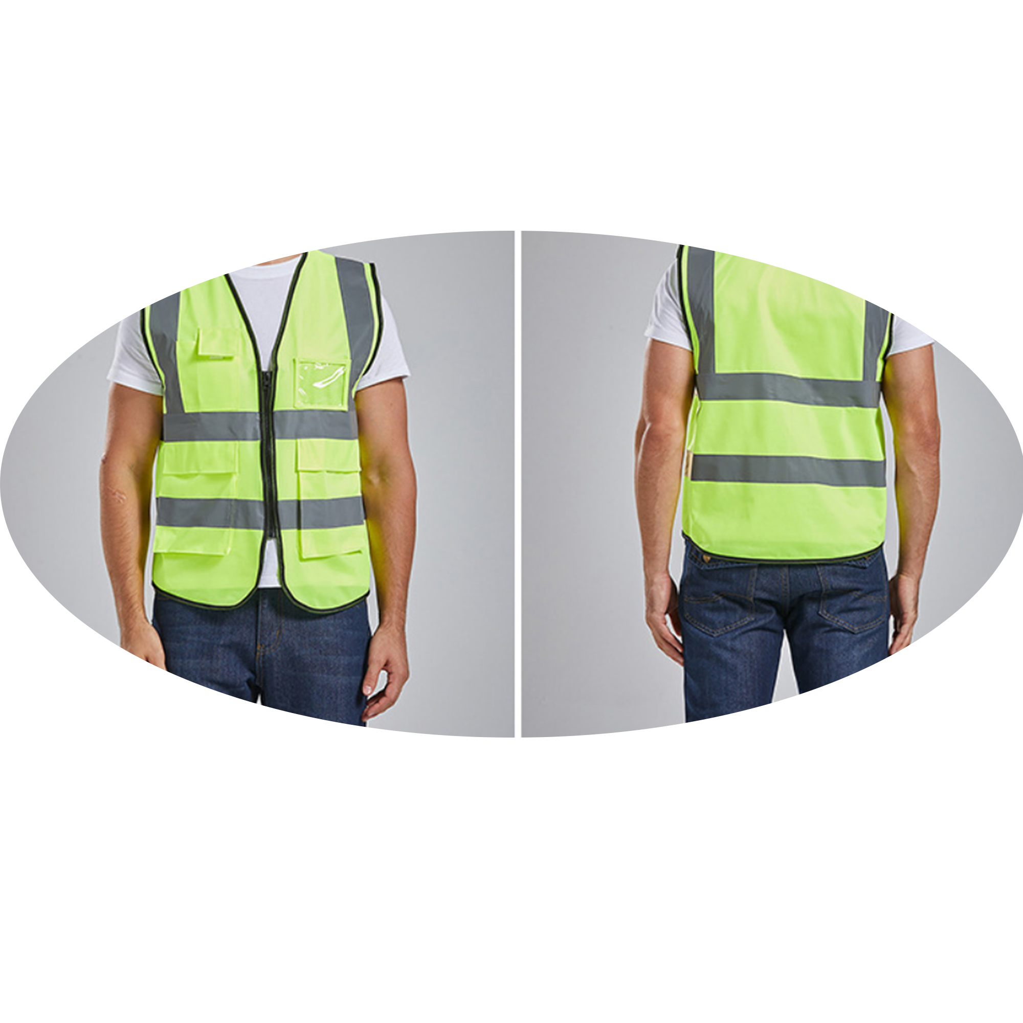 Multi Pocket Reflective Safety Vest 2