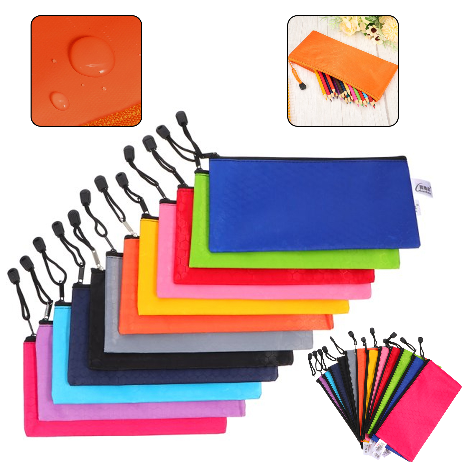 A6 File Bags Storage Zipper Pouch 4