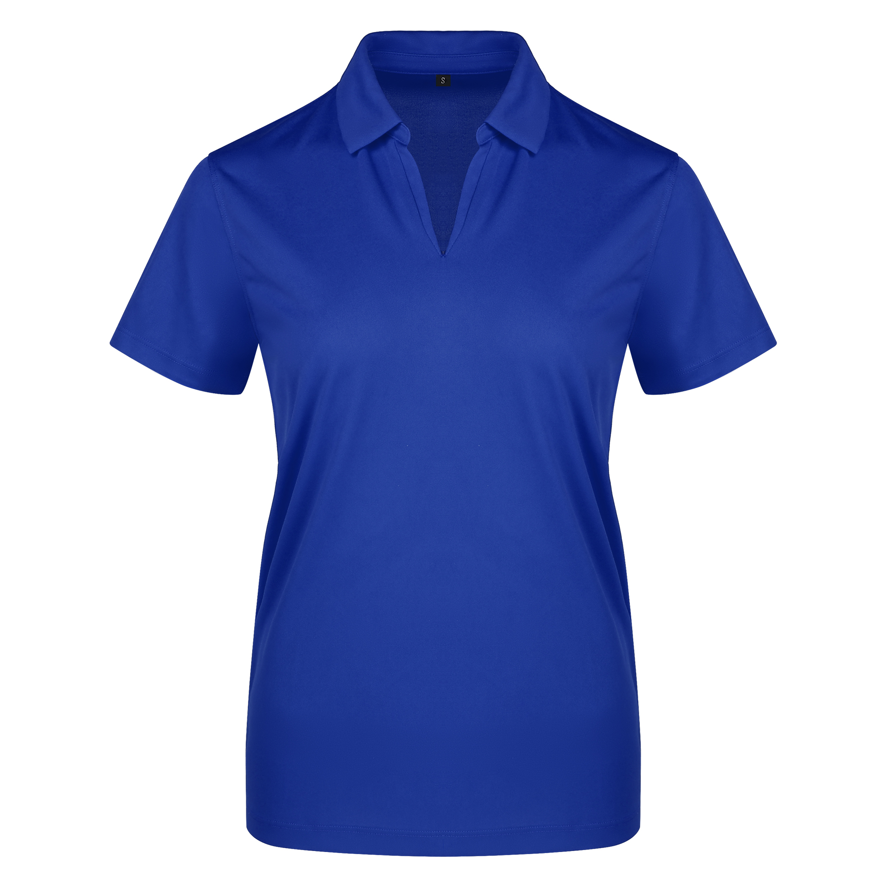 Ladies Micro Pique Ribbed Collar Polo Shirt 11