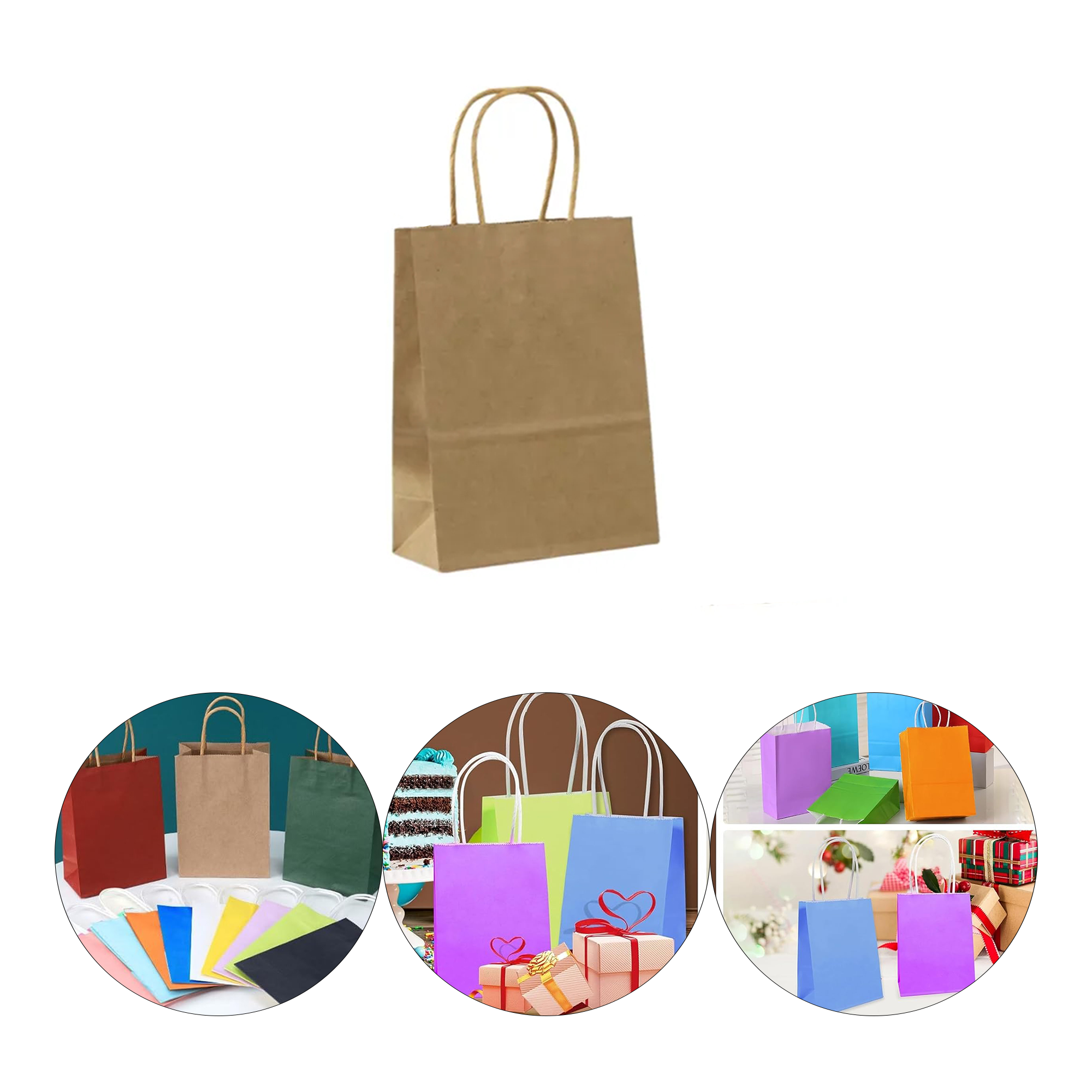 Eco Friendly Personalized Kraft Paper Bag 9