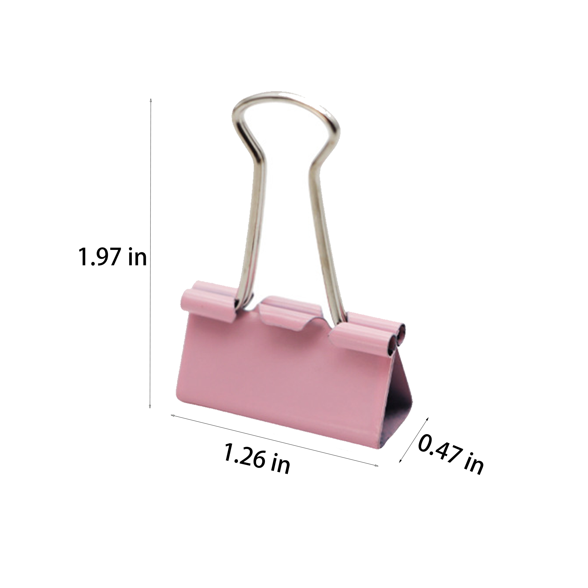 2.1 Inch Colorful Binder Clips 7