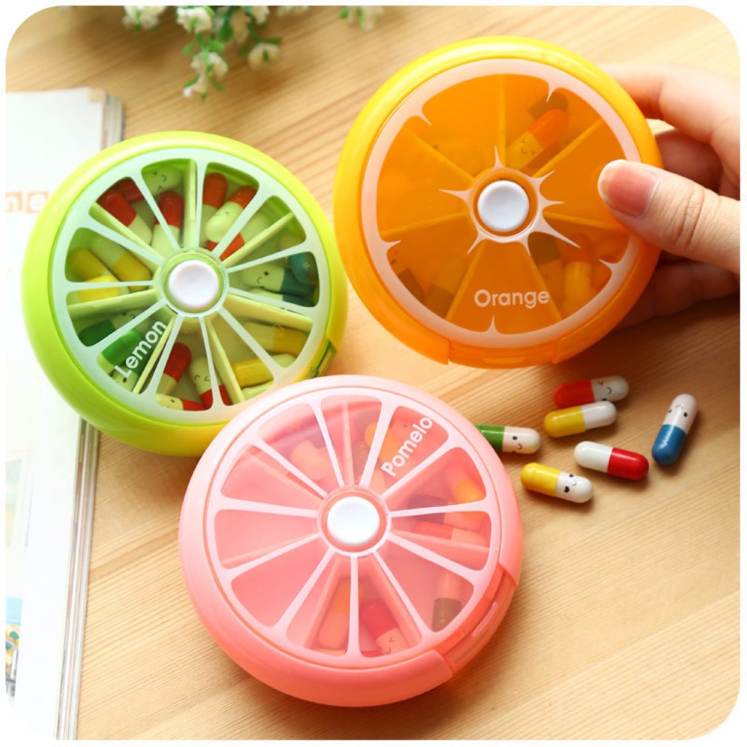 Weekly Pill Organizer Dispenser