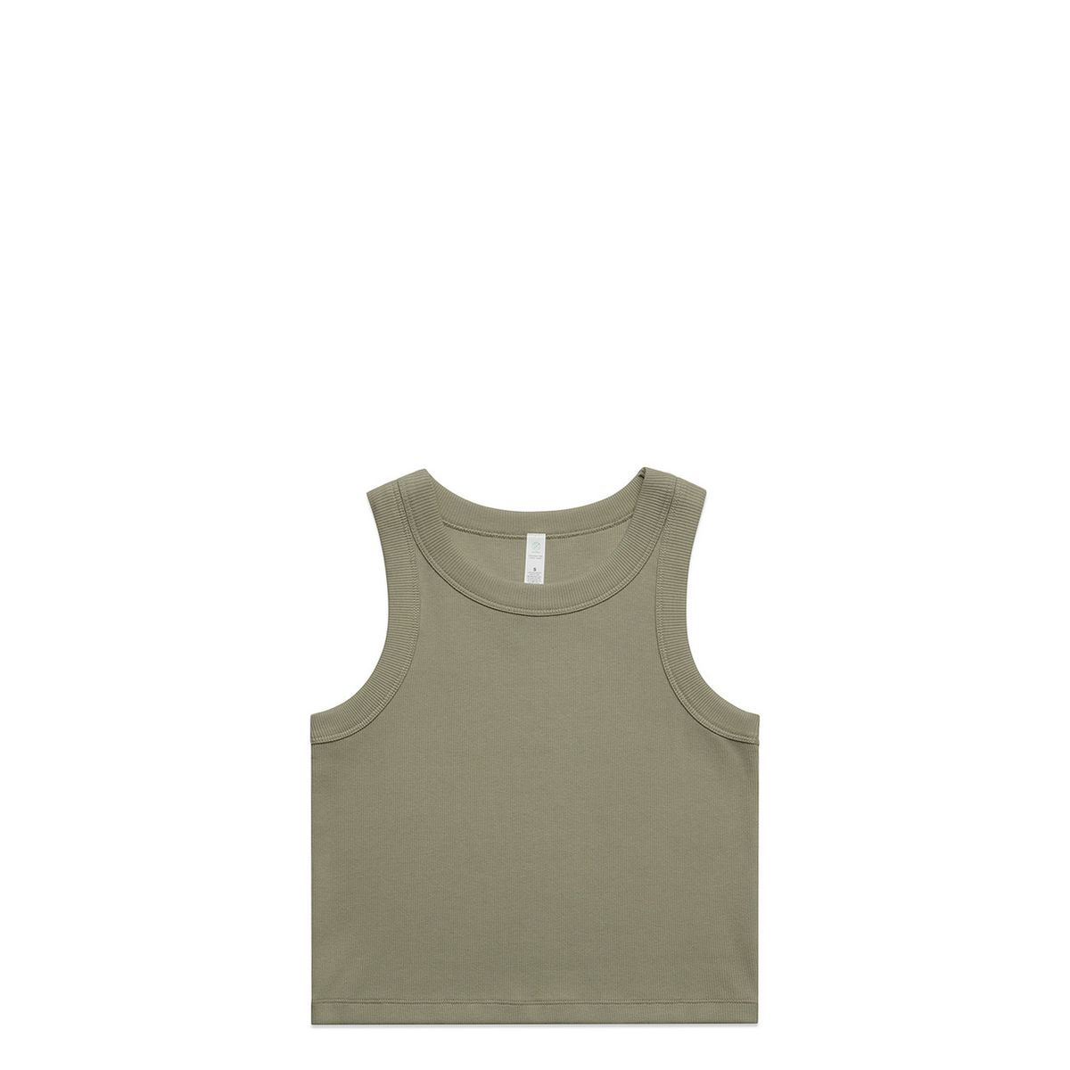 Wo's Organic Rib Crop Tank | 4064G 60