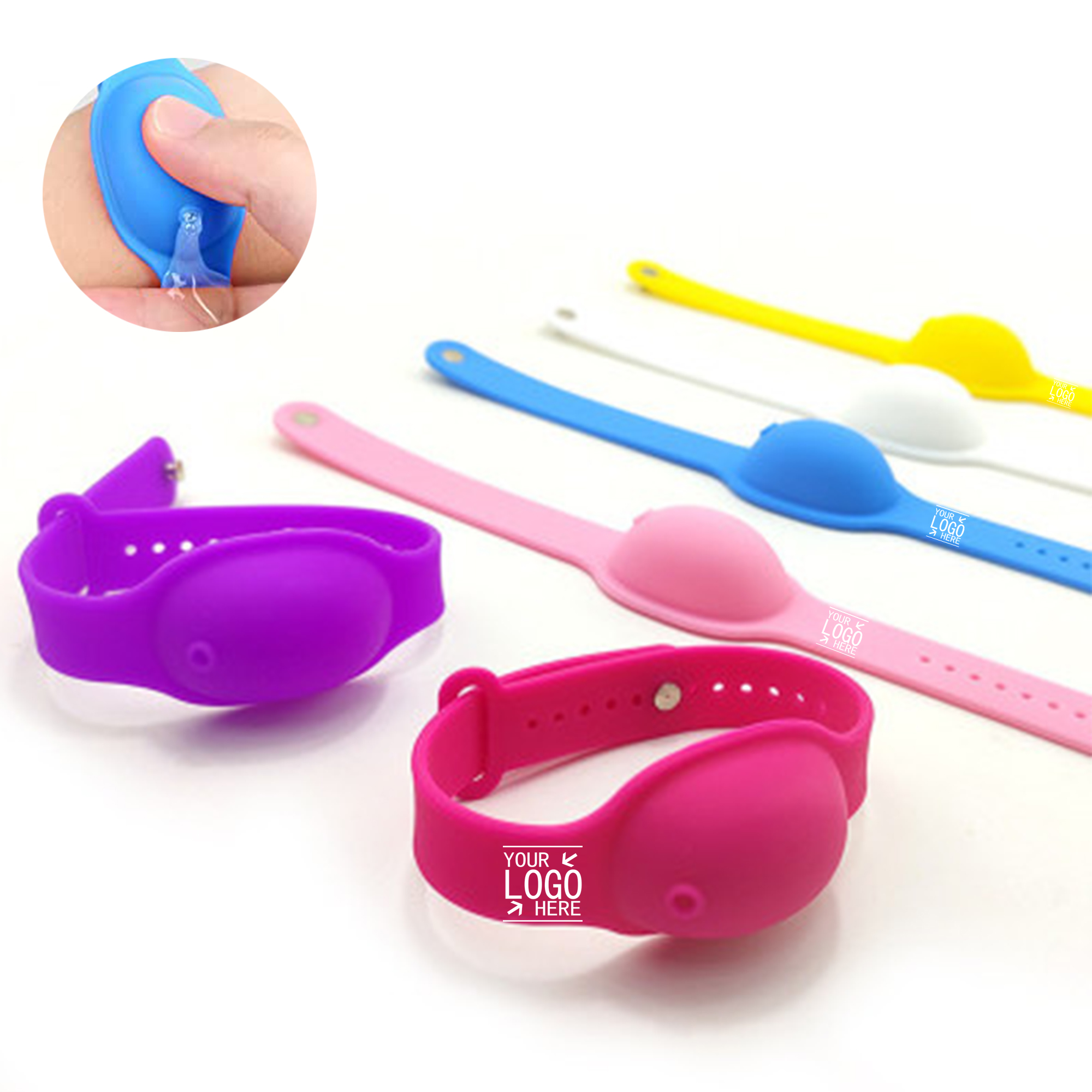 Silicone Hand Sanitizer Bracelet