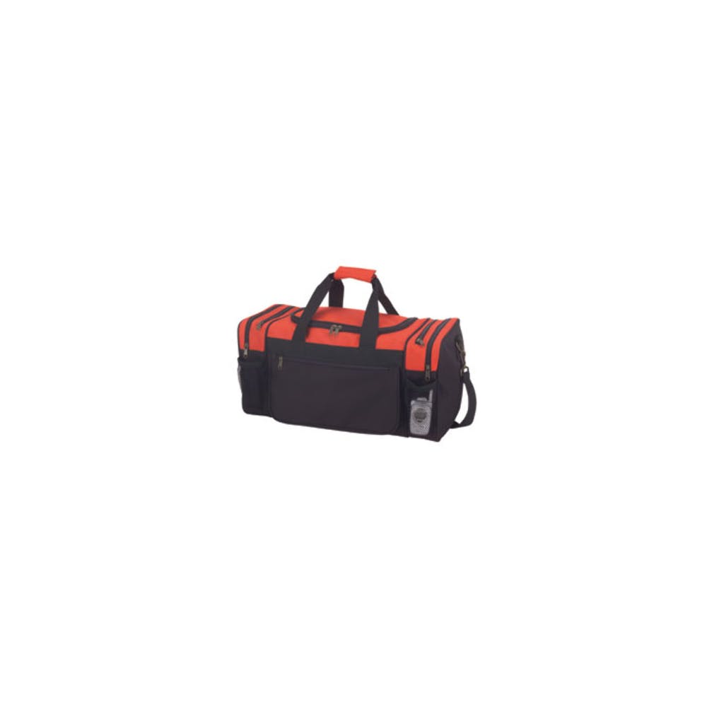 Sports Duffel Bags - Black and Red 20" 3