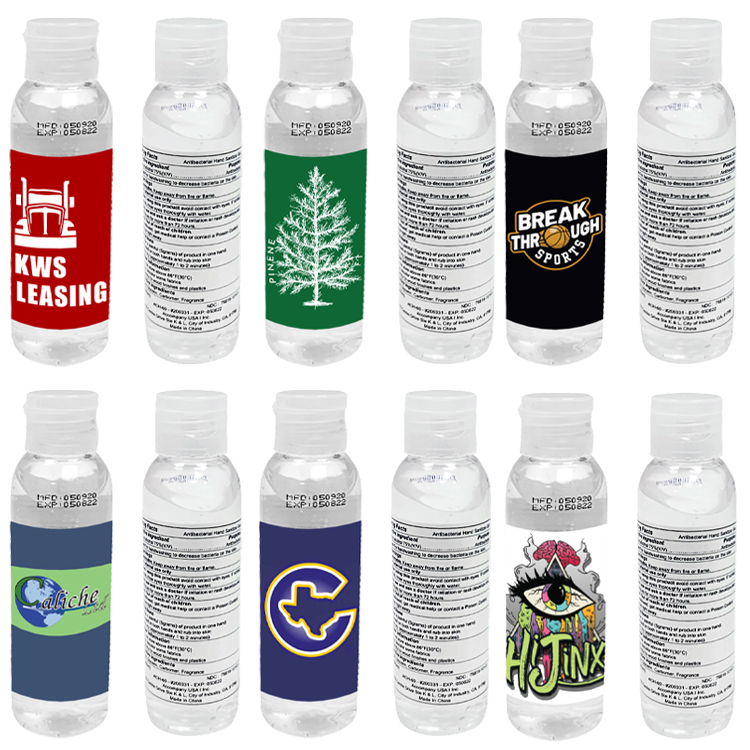 3.4 oz Hand Sanitizer Bottle 1