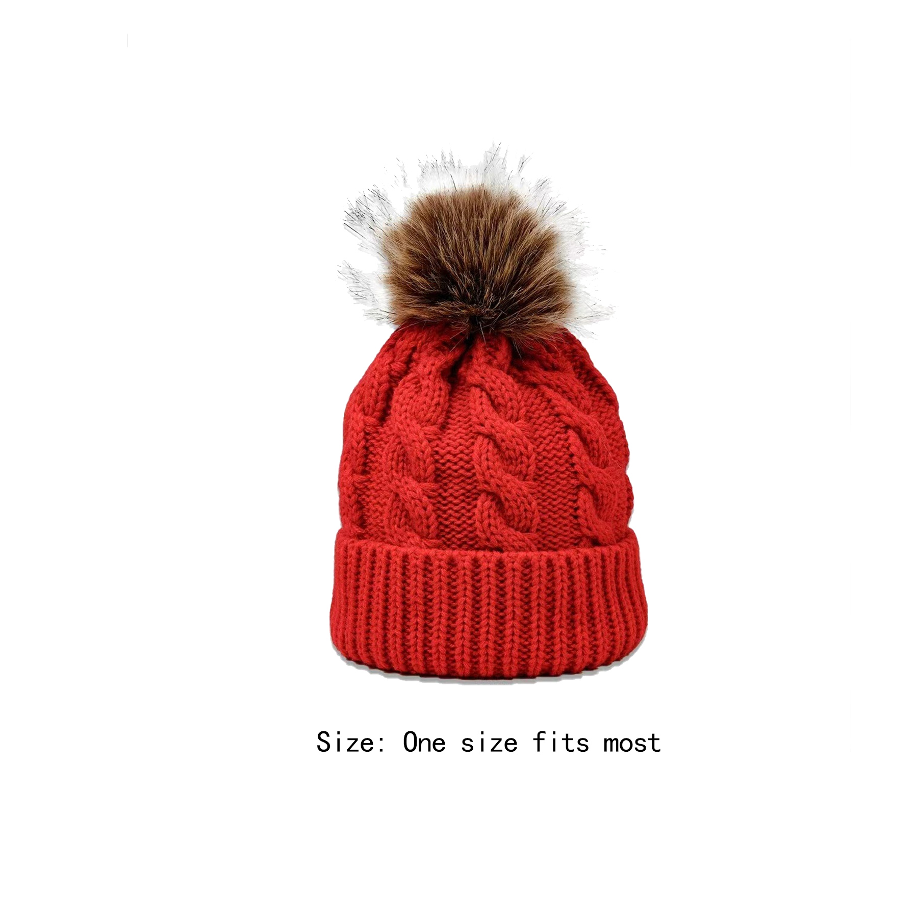 Knit Pom Beanie 6