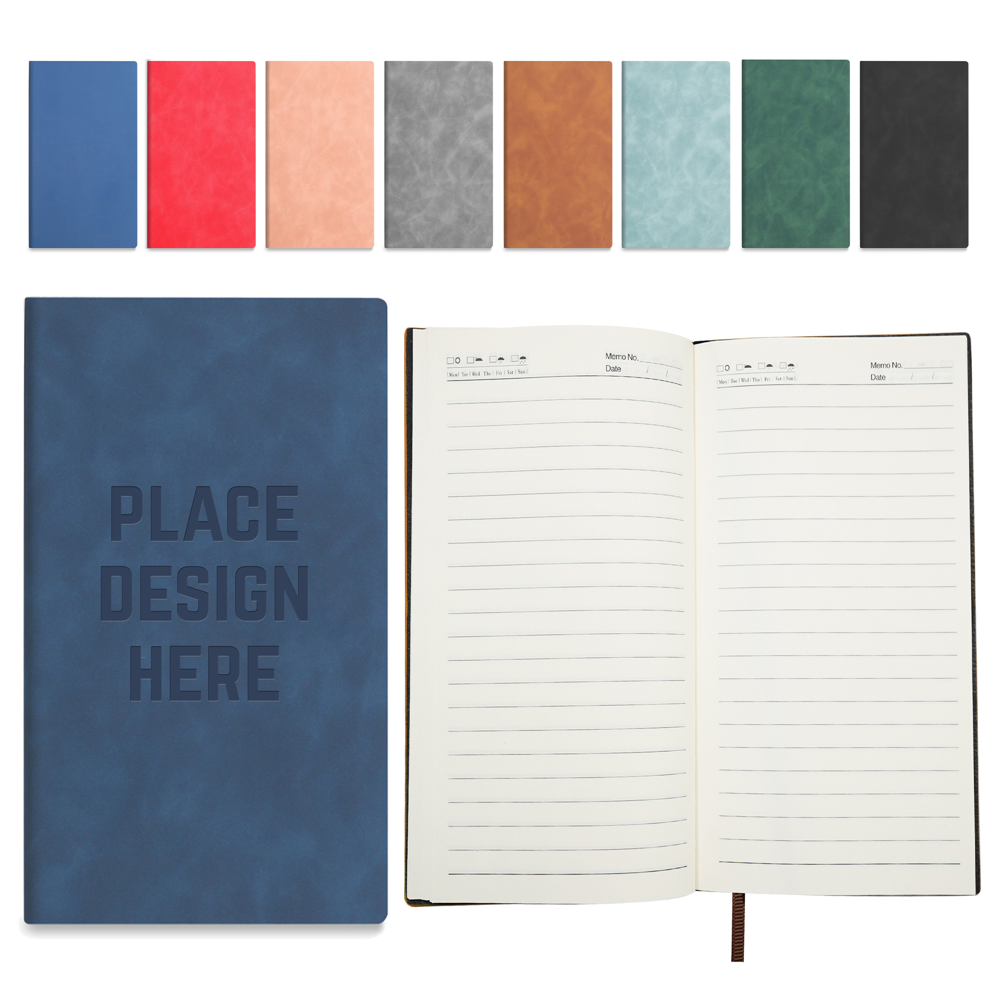 A light luxury gift, including an A6 notebook with a ribbon