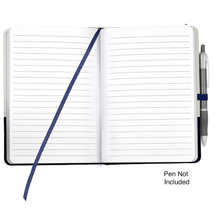"Capitola" Notepad Notebook with Pen Loop 17