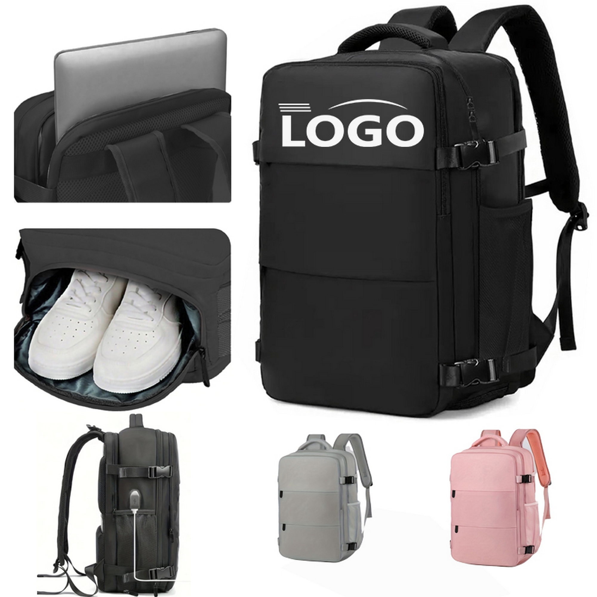 Multi-compartment high-capacity travel backpack 8