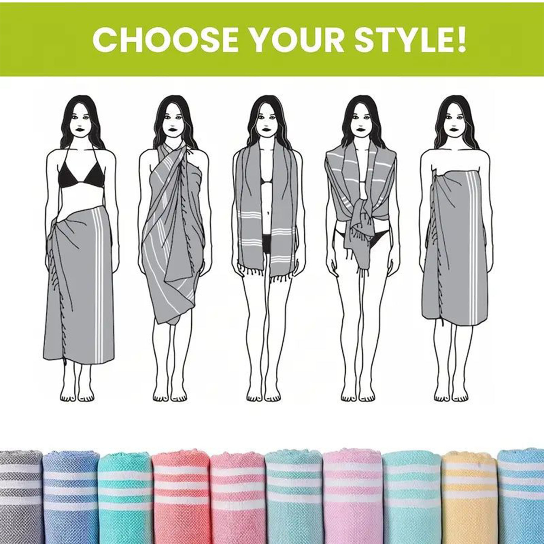 Cotton beach towel