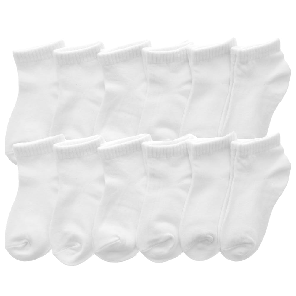 Adult Low-Cut Trainer Socks - White 3