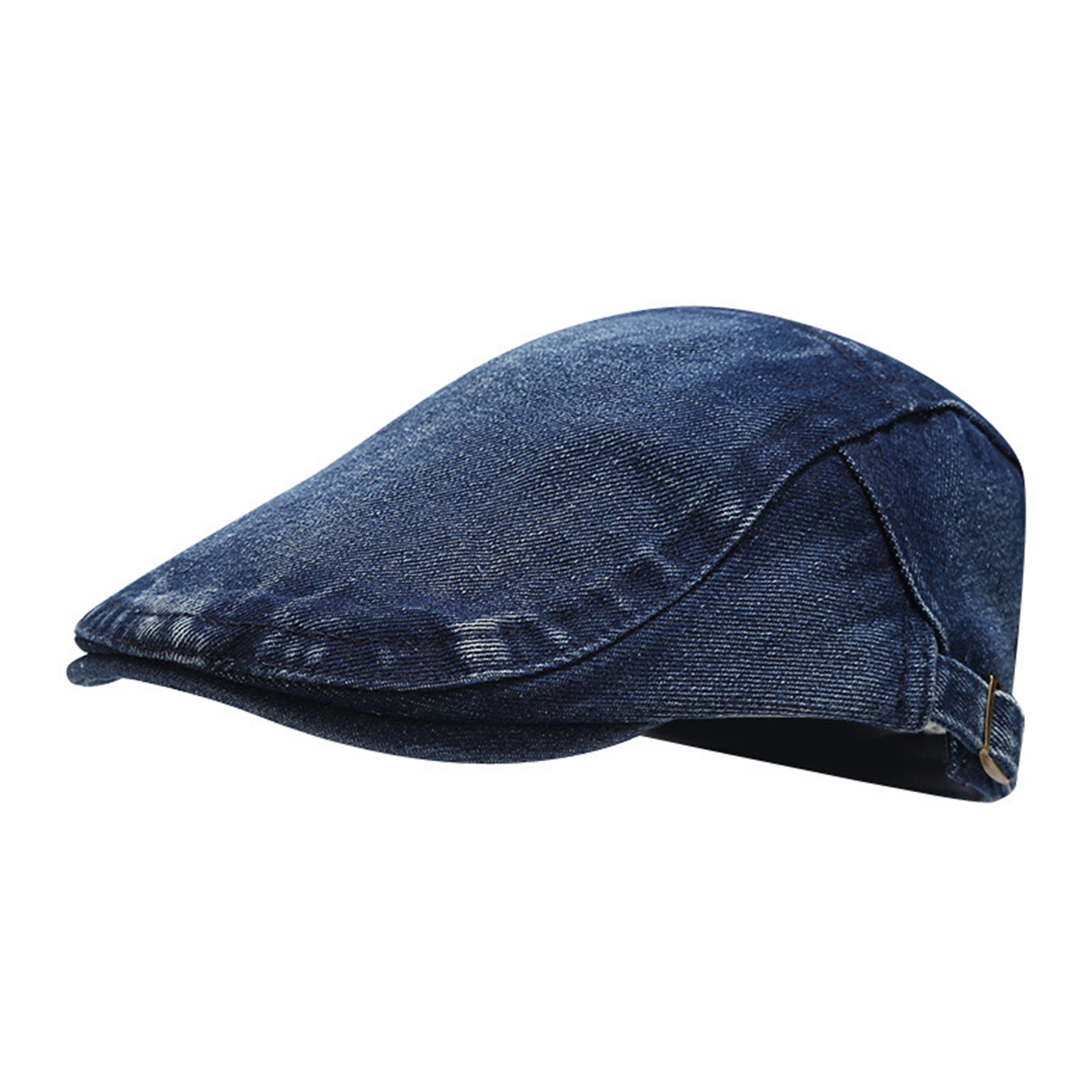 Cotton Simple Denim Duck Tongue Bud Hat 9