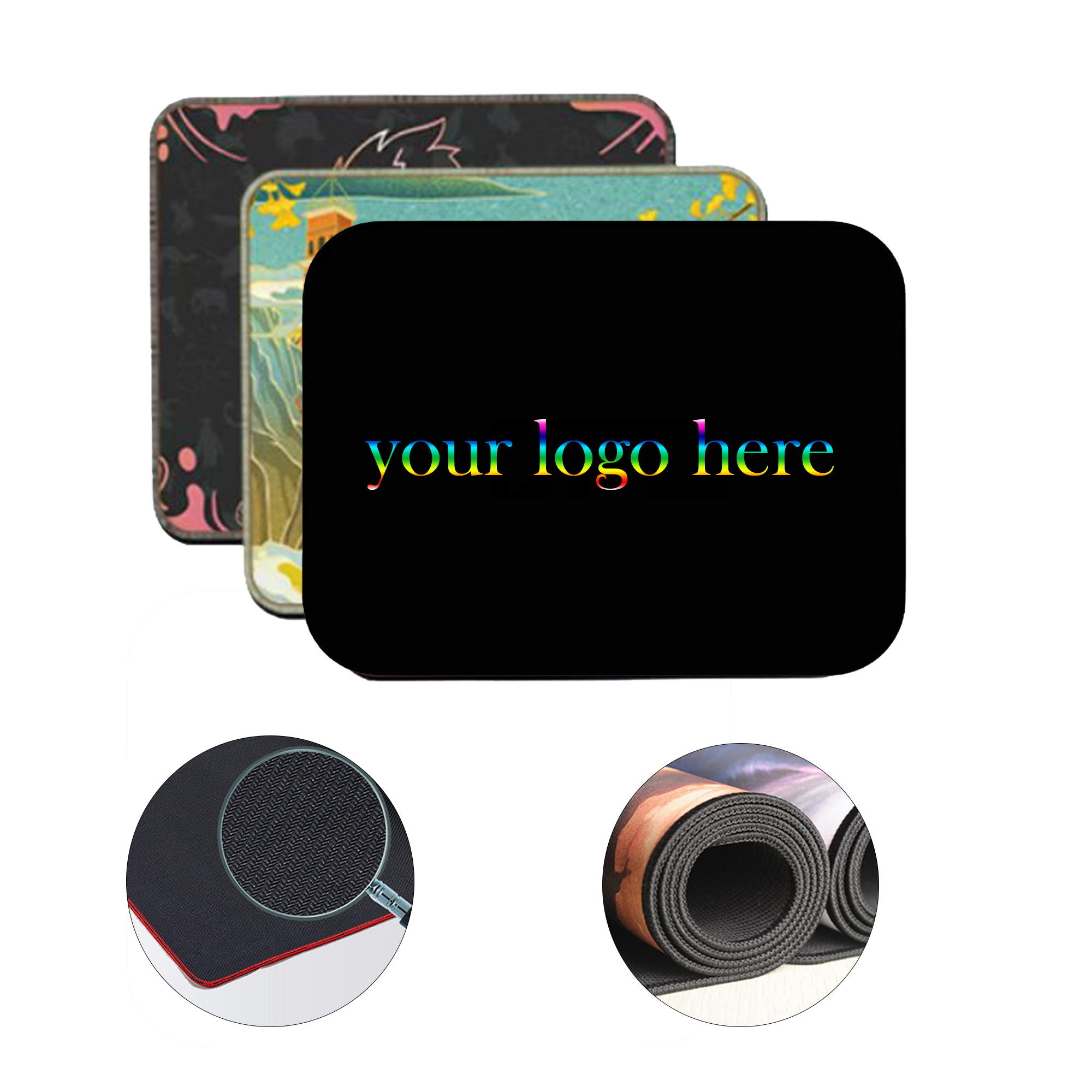 MOQ:50pcs Custom Mouse Pad