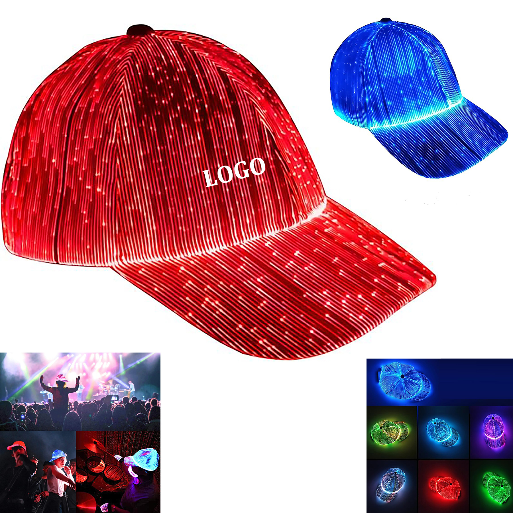 Party LED Baseball Cap 10