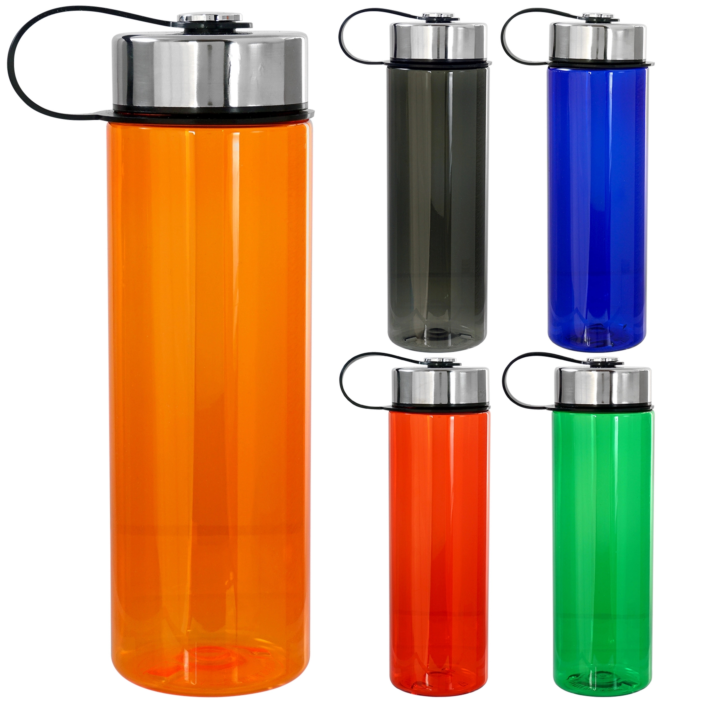 Metal Lanyard Lid Colorful 24oz Bottle, custom water bottle with logo imprint 4