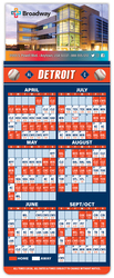 Magna-Card Business Card Magnet - Baseball Schedules (3.5 x 9)