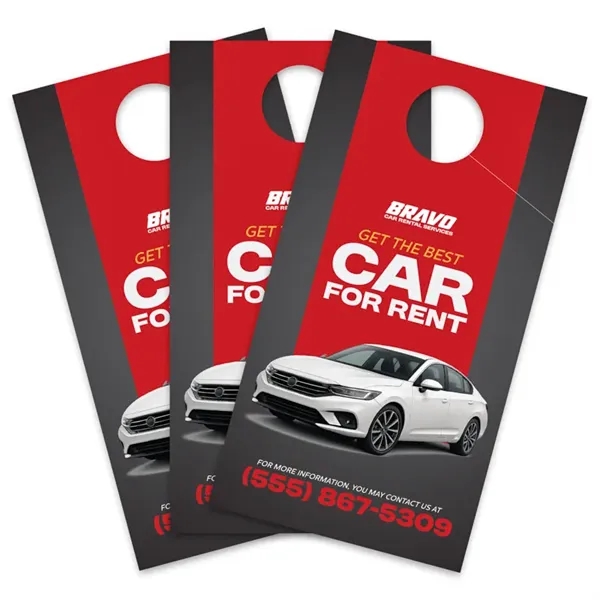 4. 25 X 8 Inch Full Color Door Hanger