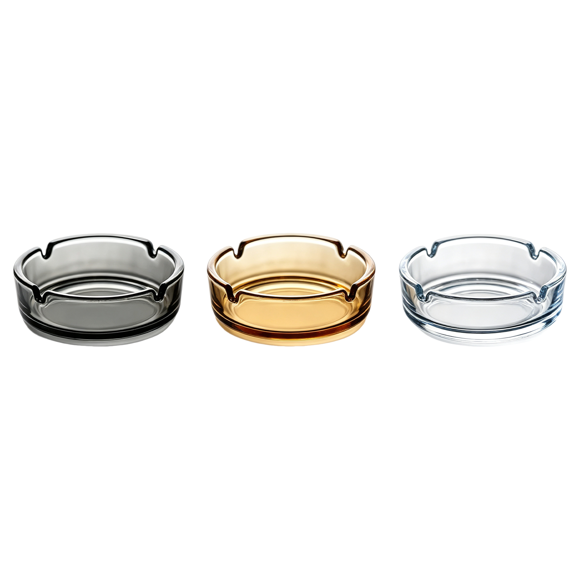3.9 Inch Round Glass Ashtray 5