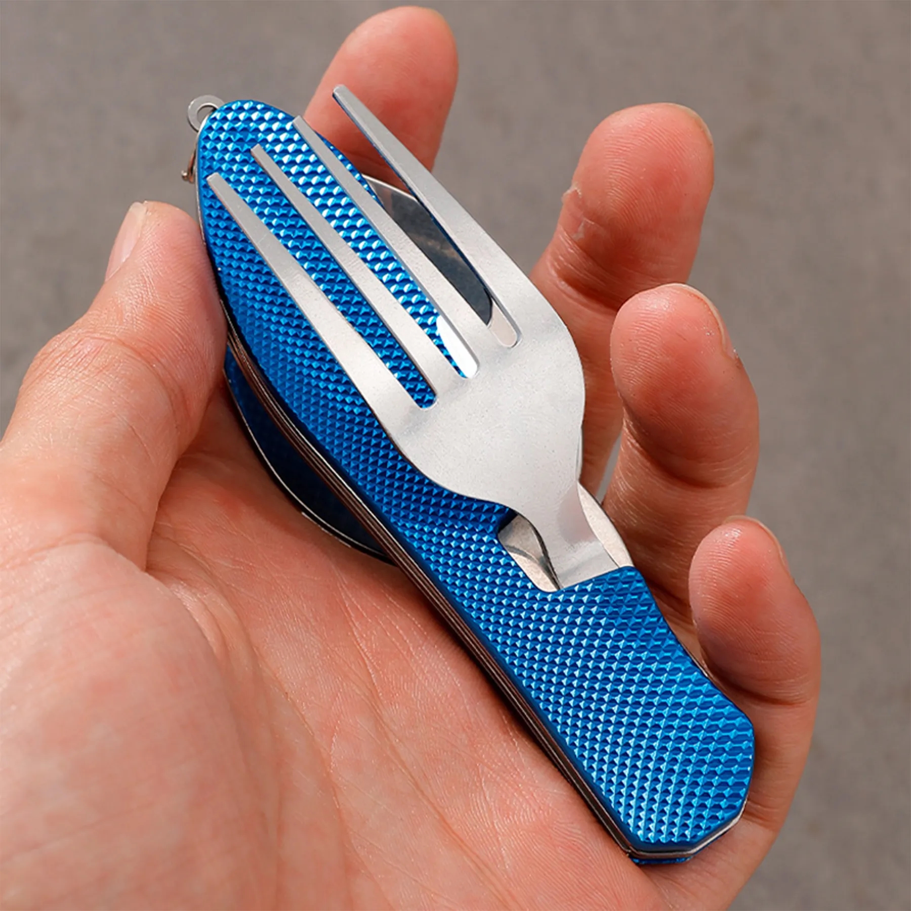 Stainless Steel Outdoor Portable Folding Tableware 13
