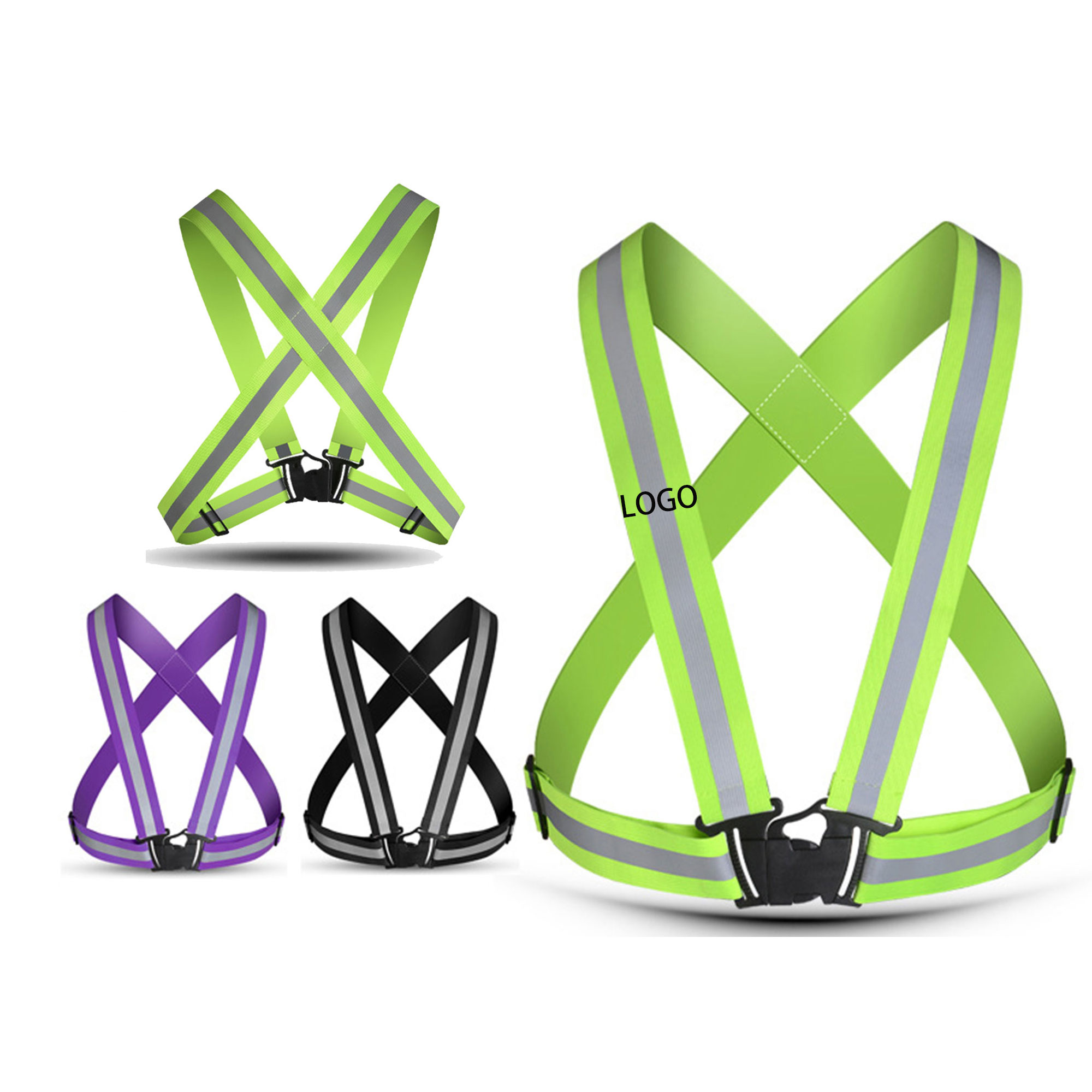 Adjustable Reflective Strap Safety Vest 2