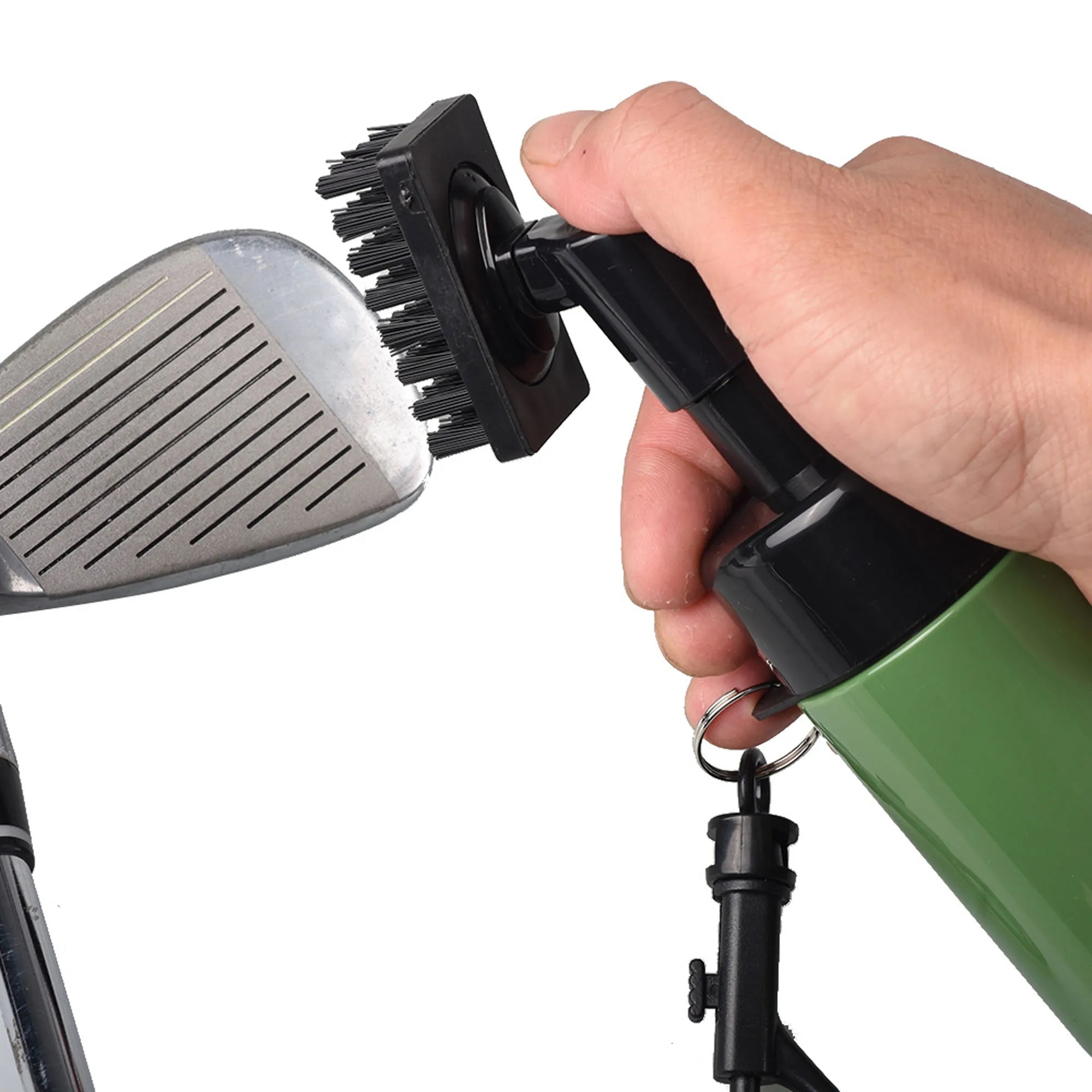 MOQ 100PCS Golf Club Cleaner Brush With Spray Bottle 9