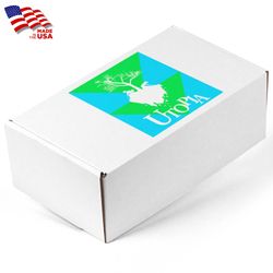 Screen Printed Corrugated Box Medium 11x6.5x4 For Mailers,