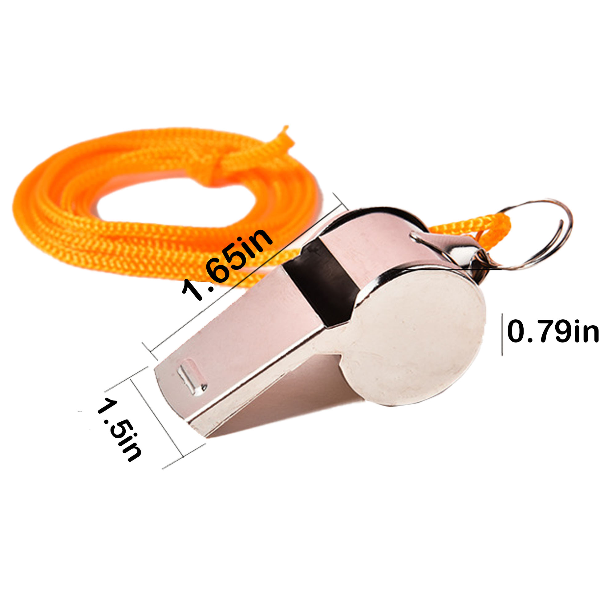 Metal Whistle With Lanyard 6