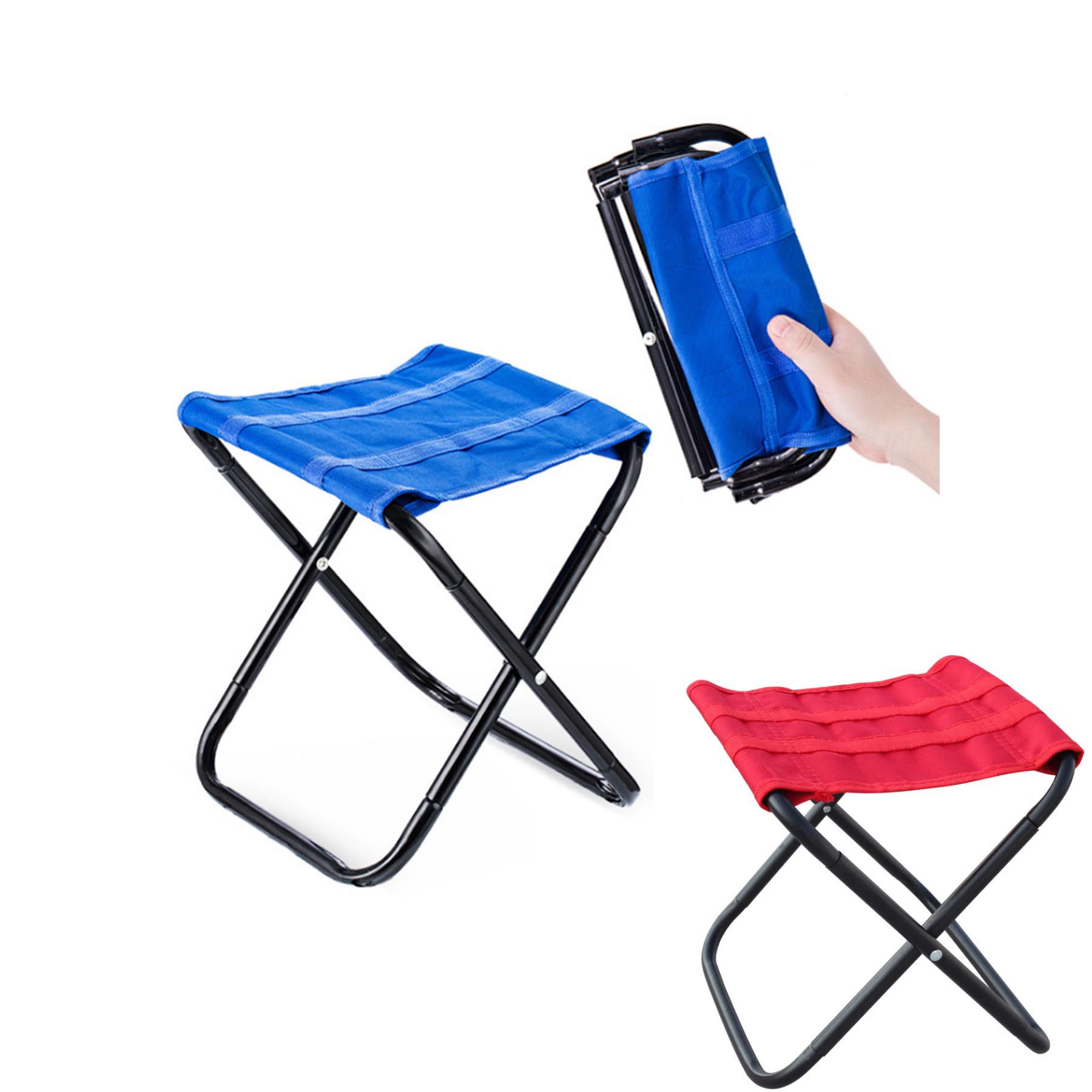 Folding Portable Lightweight Camp Stool Chair