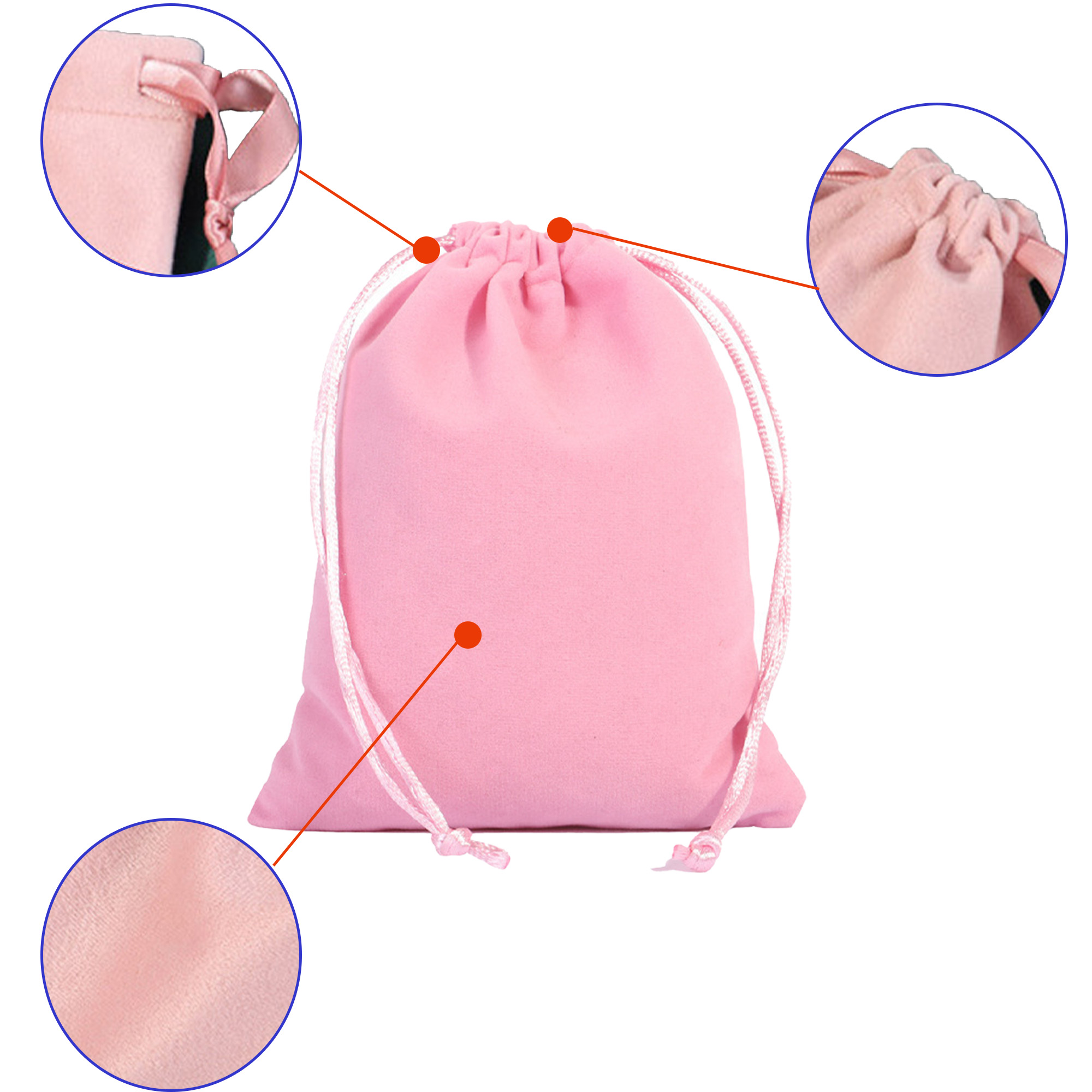 4.72"x3.54" Gift Bag with Drawstring 6