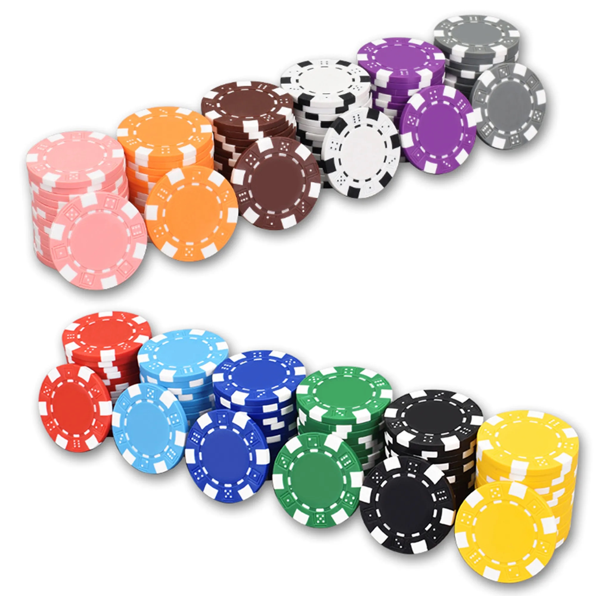 11.5g Double Sided Professional Plastic Poker Chip 9