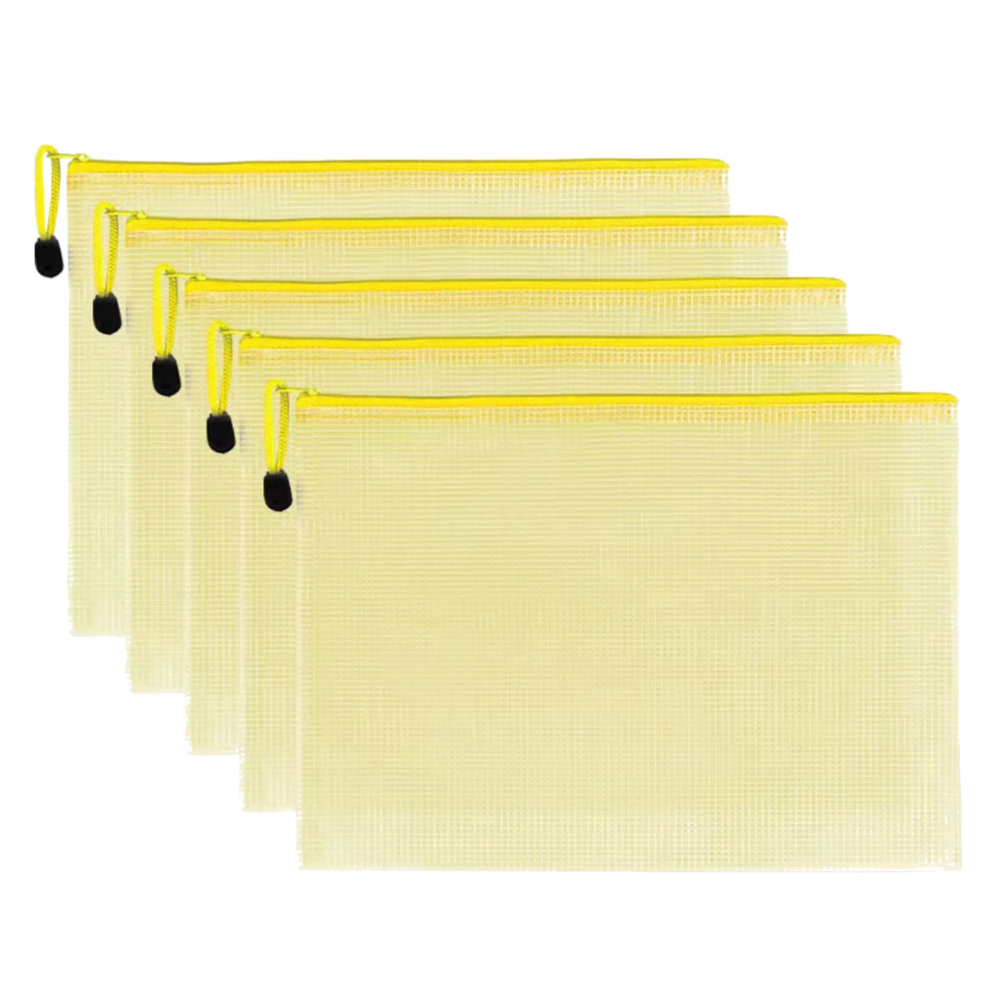 A4 Mesh Document Sleeve File Bag with Zipper 14