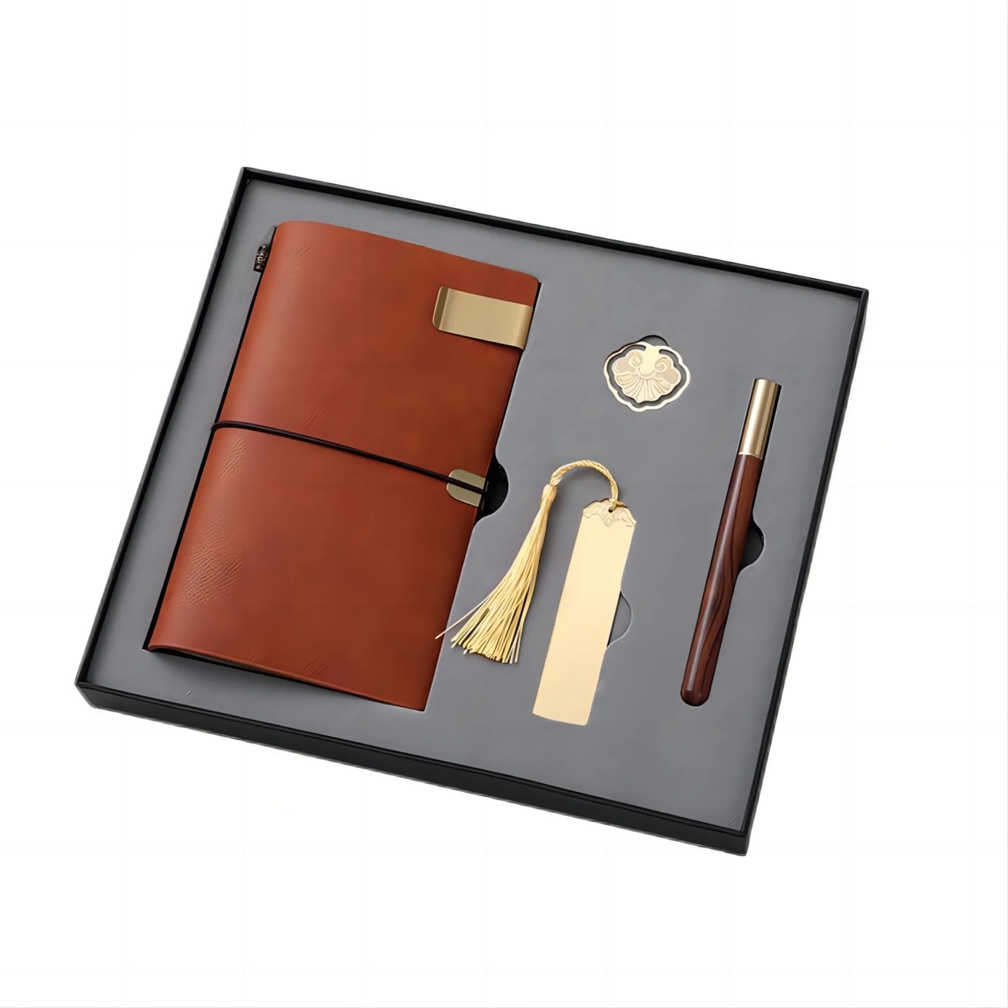Business Notebook Brass Bookmar Book Buckle Set 16