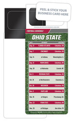 Pro Football Schedule Magnet - Peel and Stick Business Card (3.5x9)