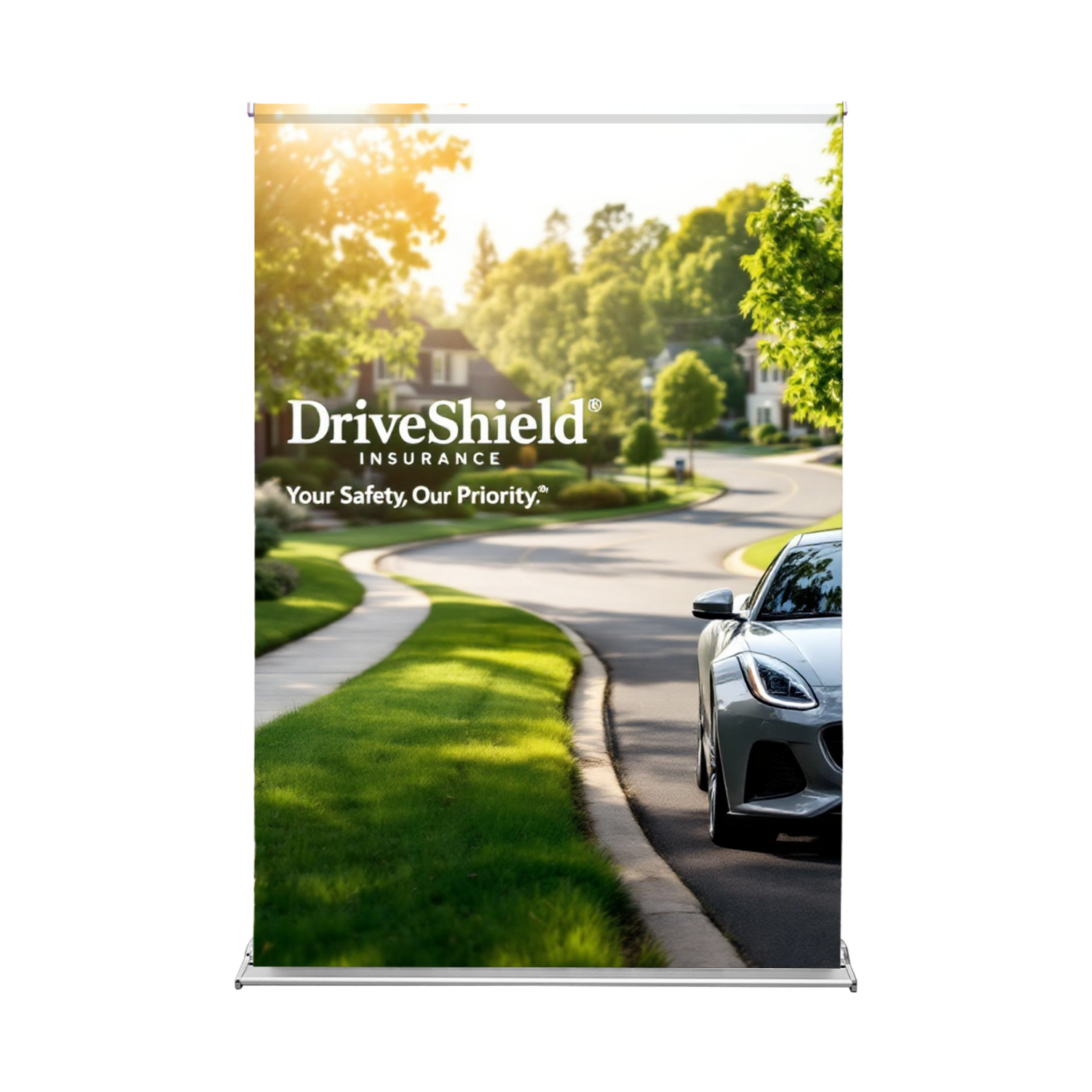 58"W x 79"H Retractable Banner 10